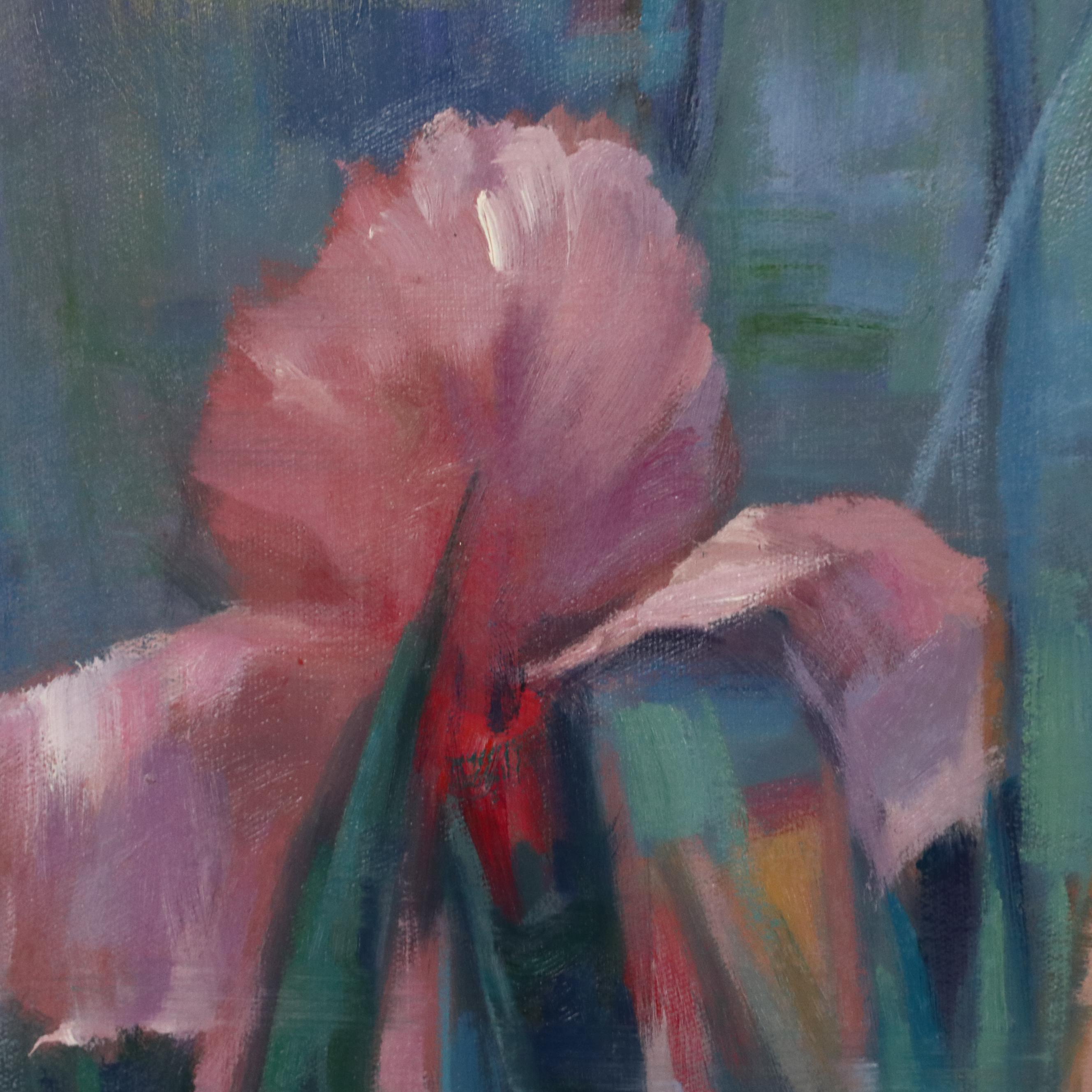 Sasha Floral Oil Painting, 21st Century