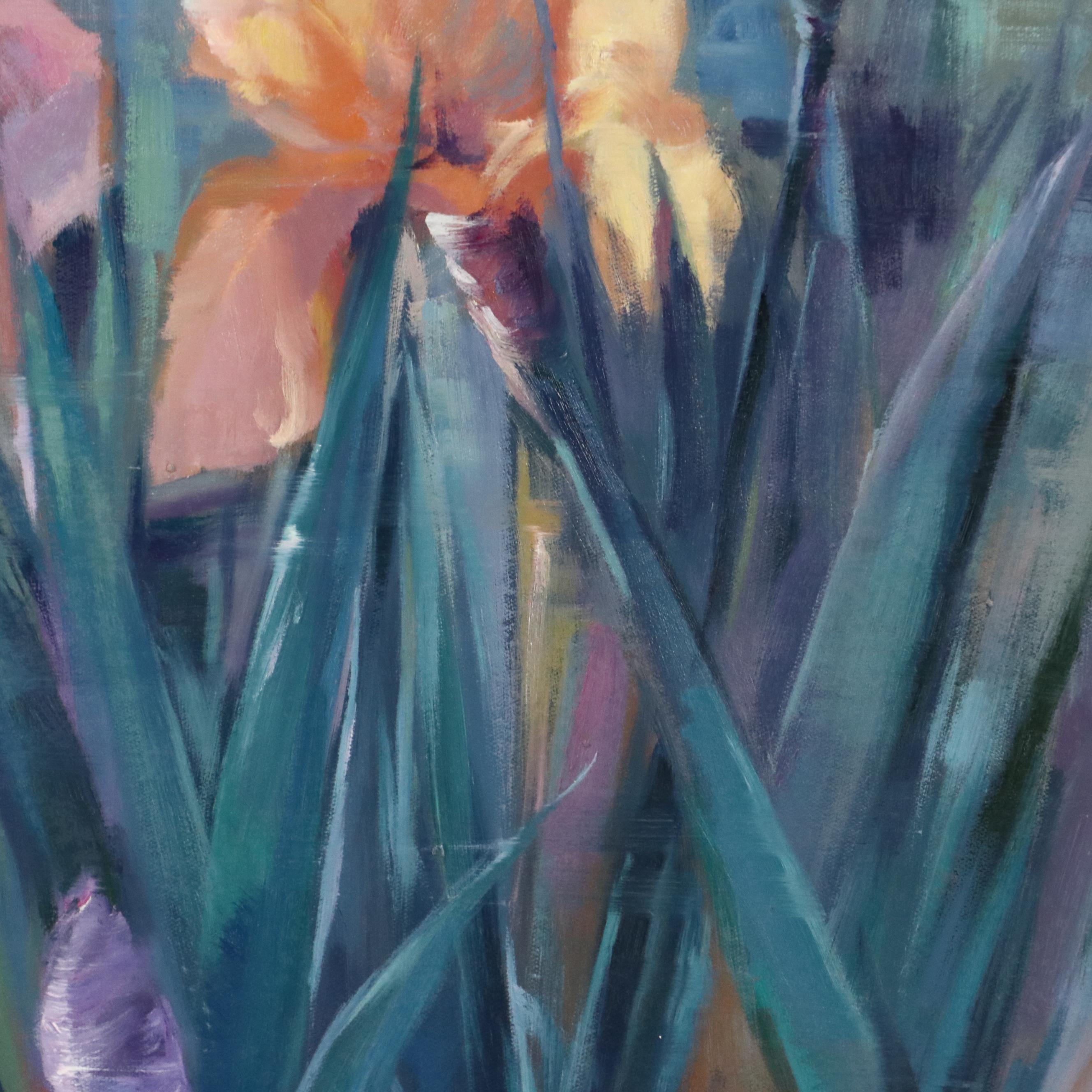 Sasha Floral Oil Painting, 21st Century