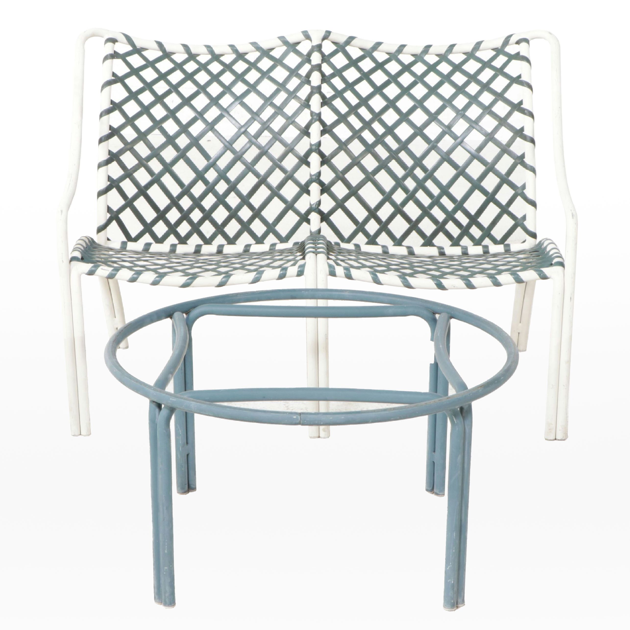 Brown Jordan "Tamiami" Settee and Coffee Table