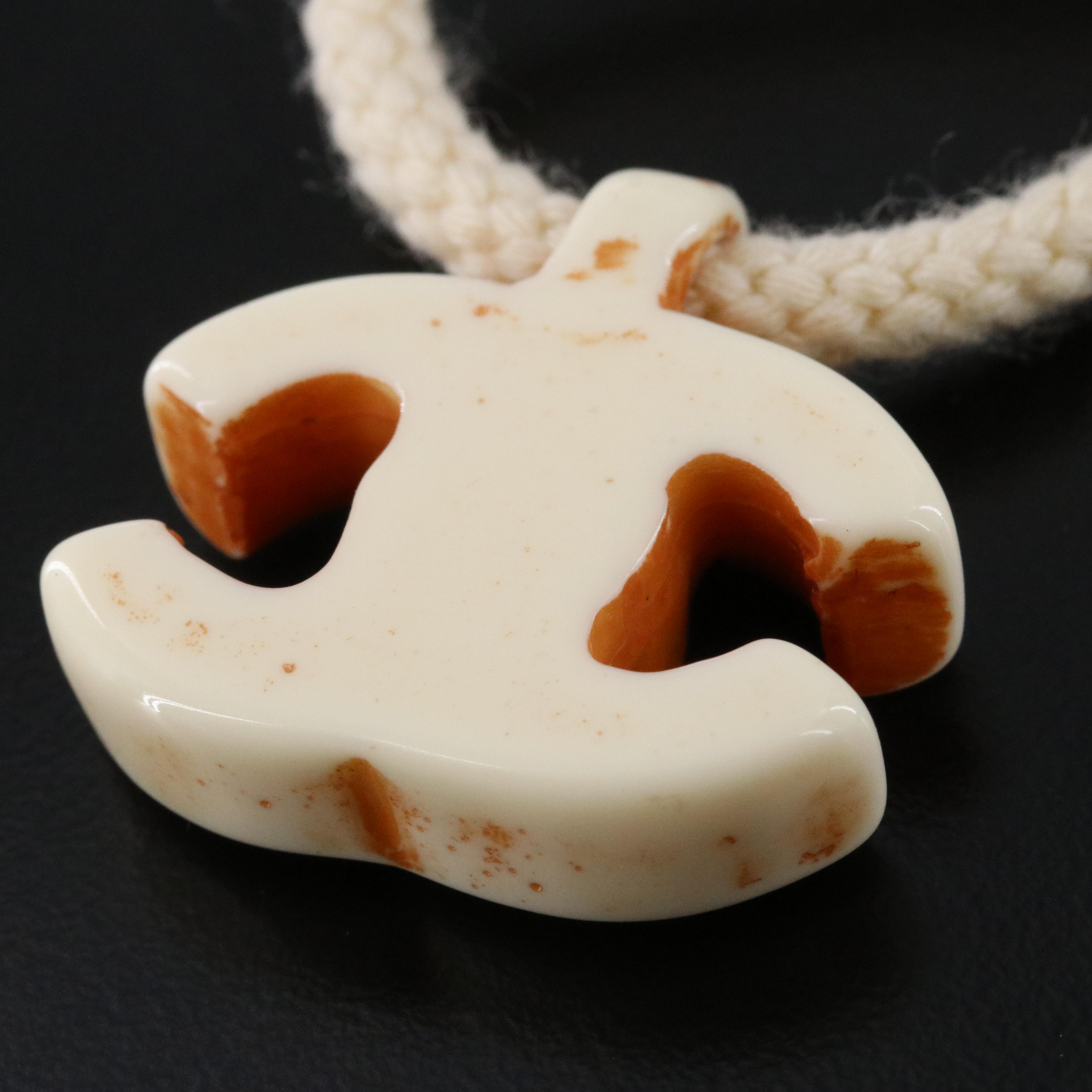 Chanel CC Pendant Cord Necklace 2001