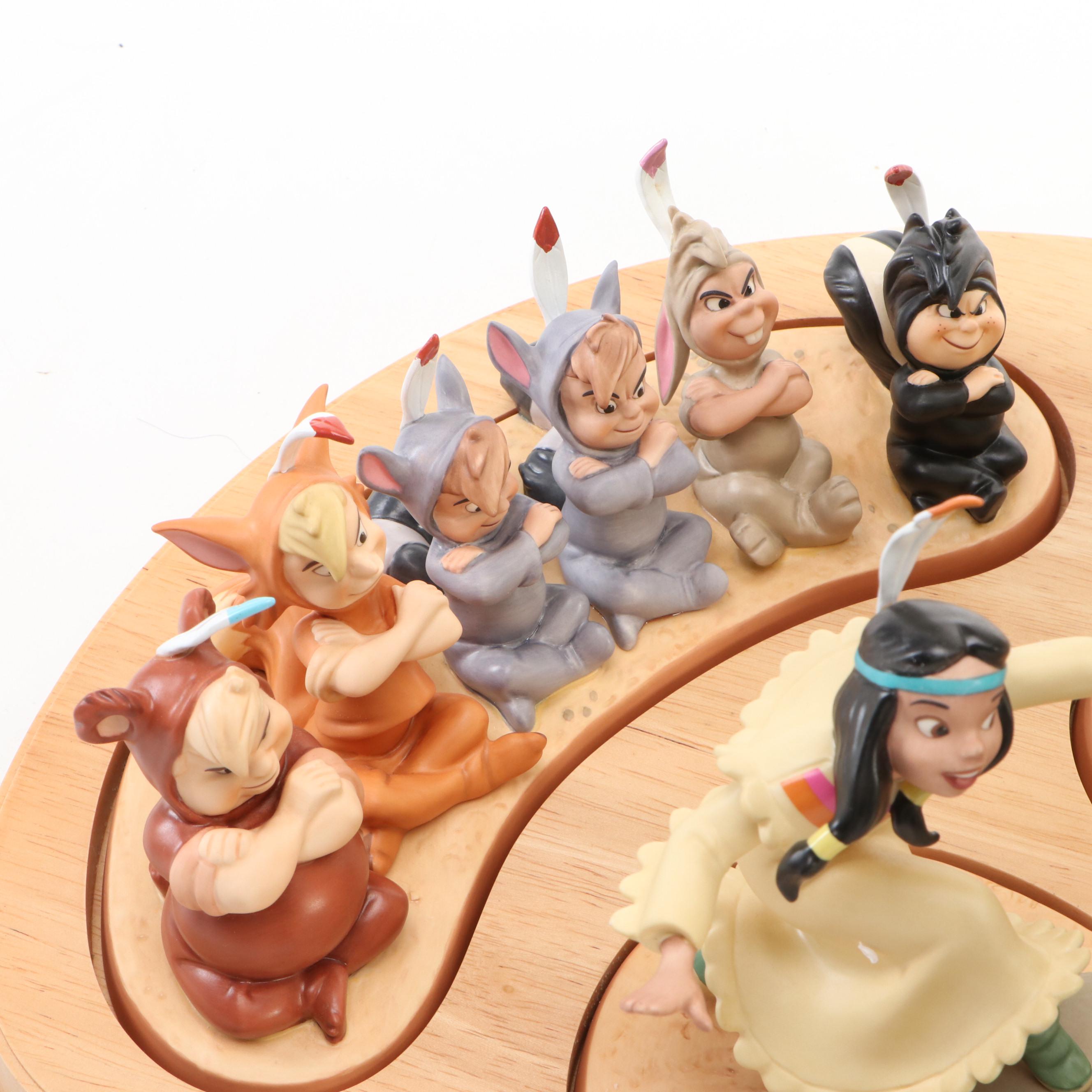 Walt Disney Classics Peter Pan "Fireside Celebration" Figurines