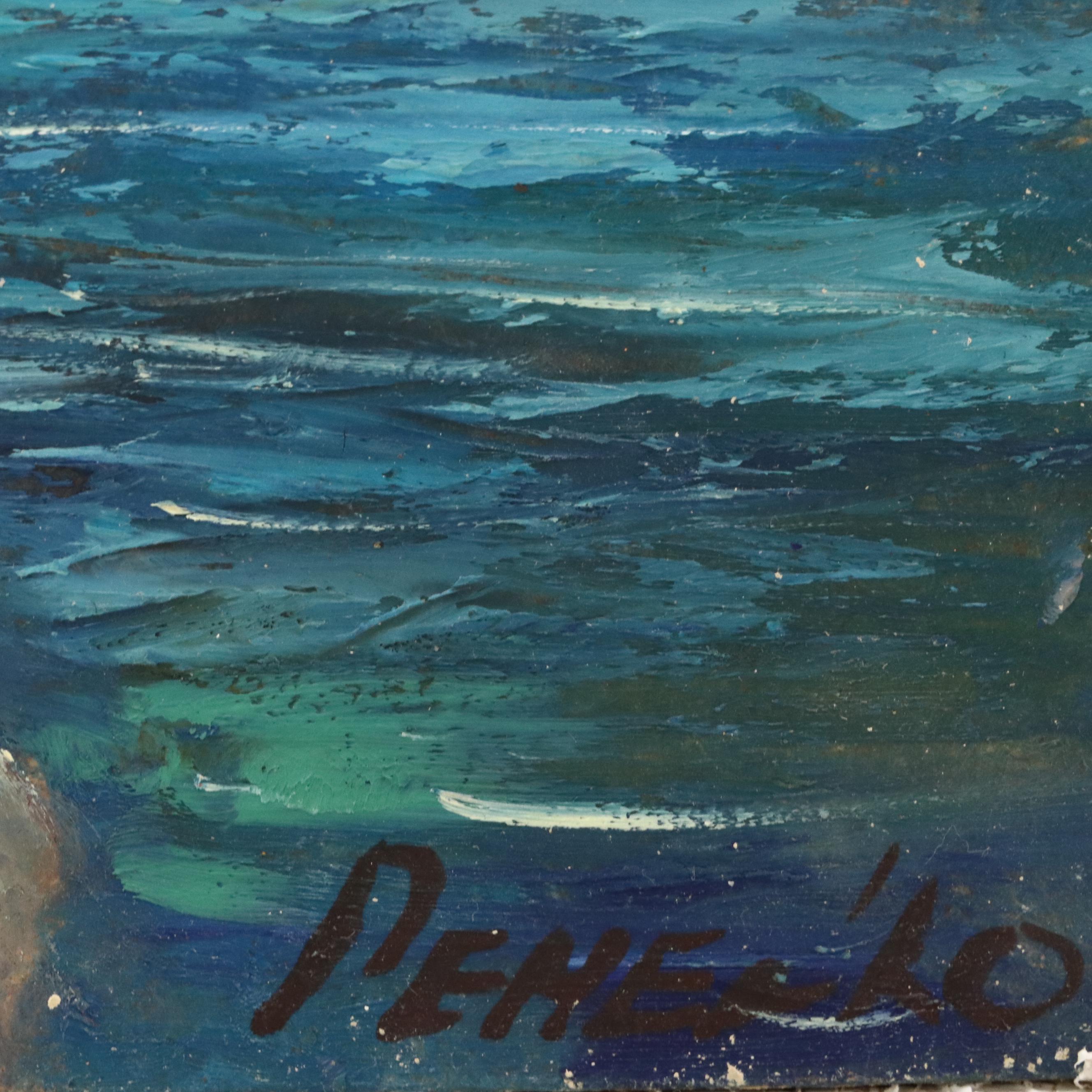 Natalie Demenko Coastal Landscape Oil Painting, 21st Century