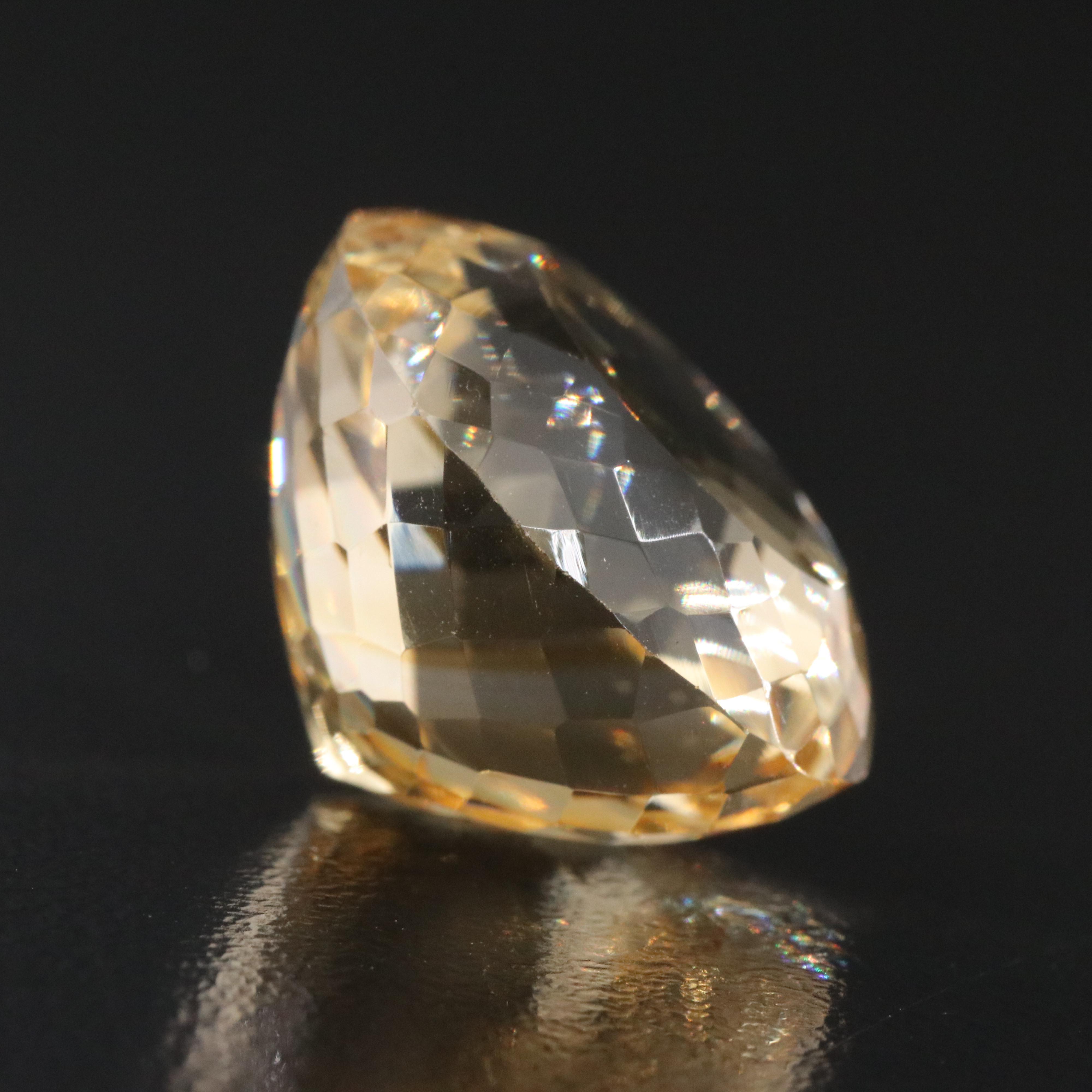 Loose 24.51 CT Citrine