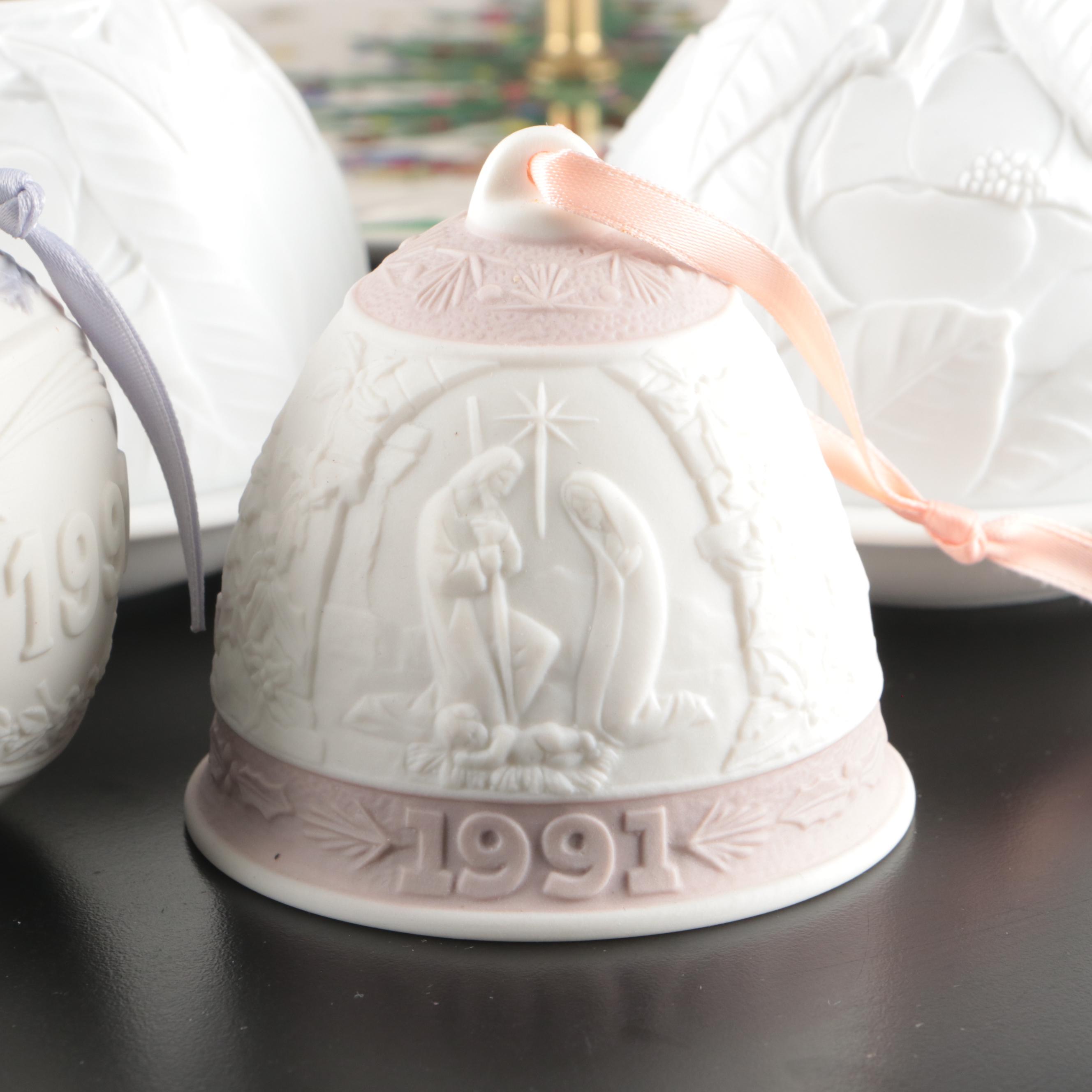 Spode Porcelain Tiered Tray, Lladró Ornaments, and More Christmas Décor