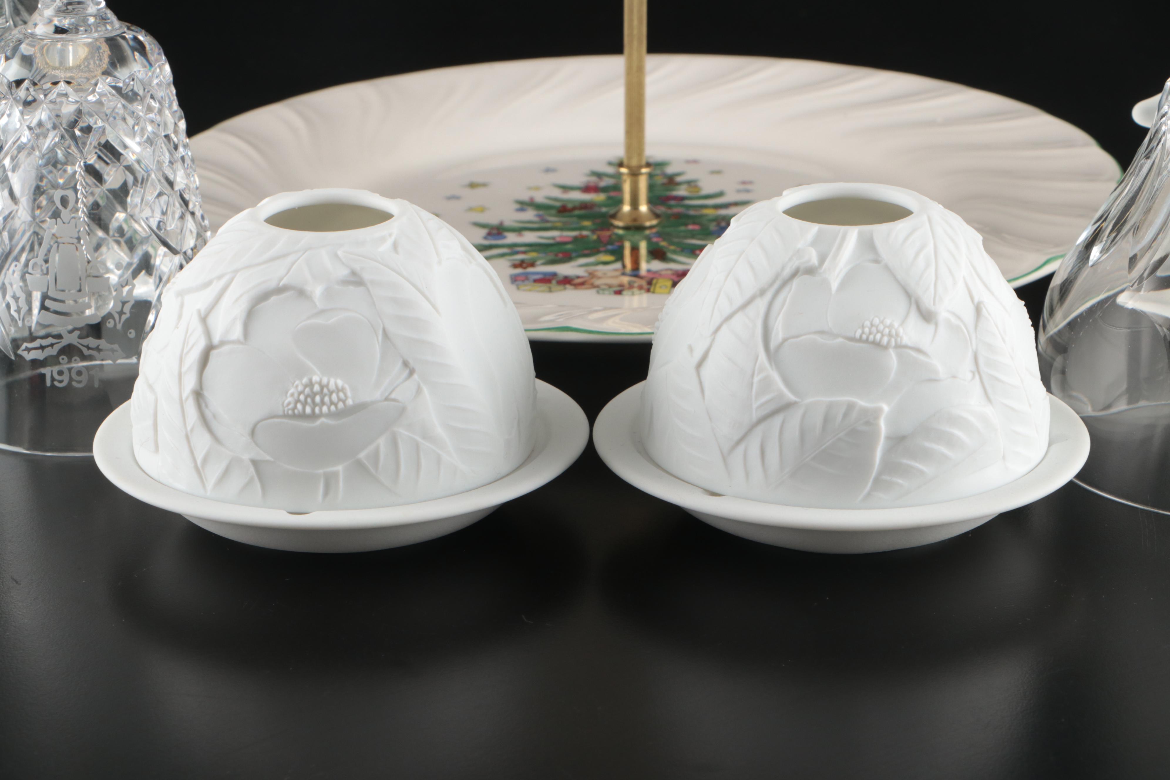 Spode Porcelain Tiered Tray, Lladró Ornaments, and More Christmas Décor