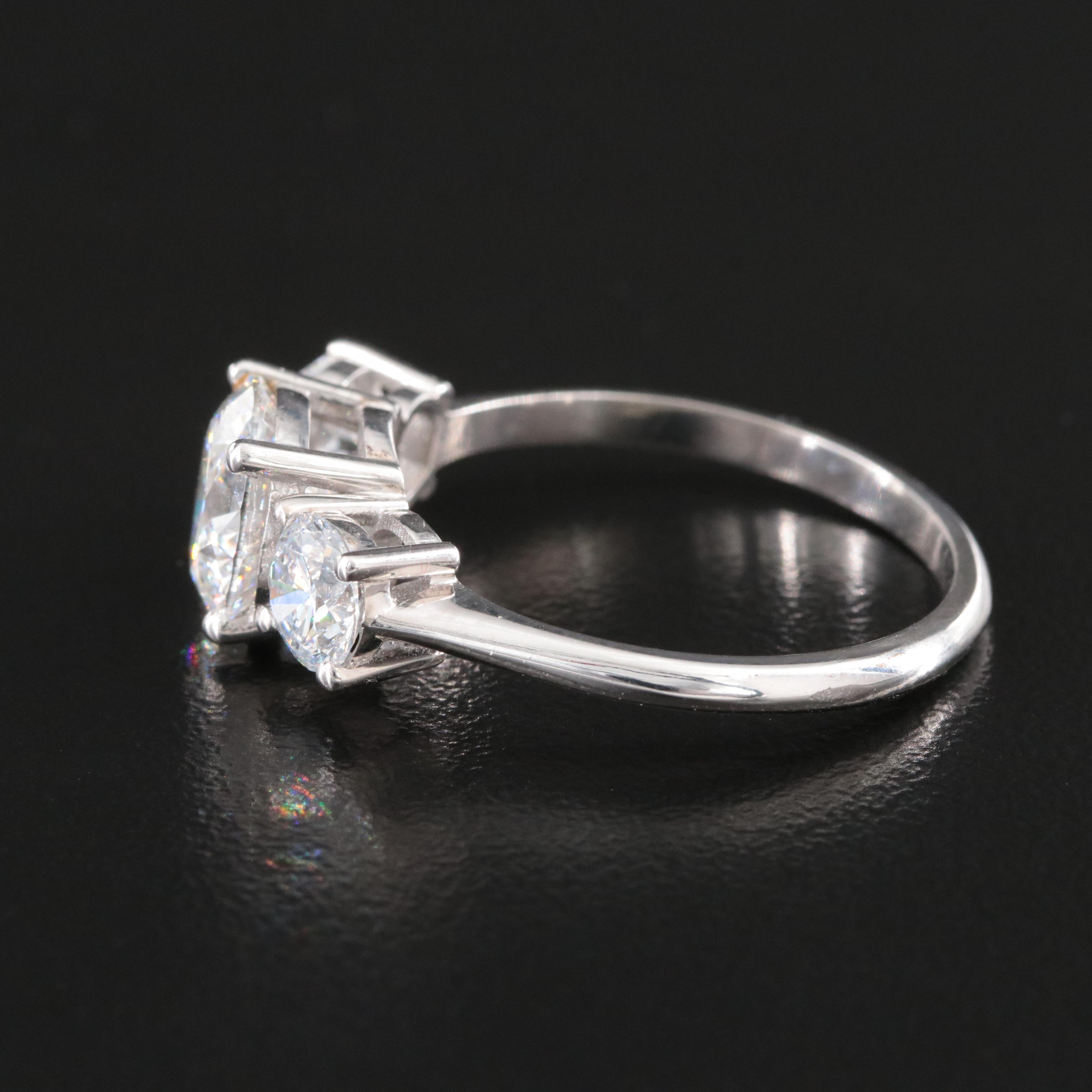 14K 2.95 CTW Lab Grown Diamond Ring with IGI Report