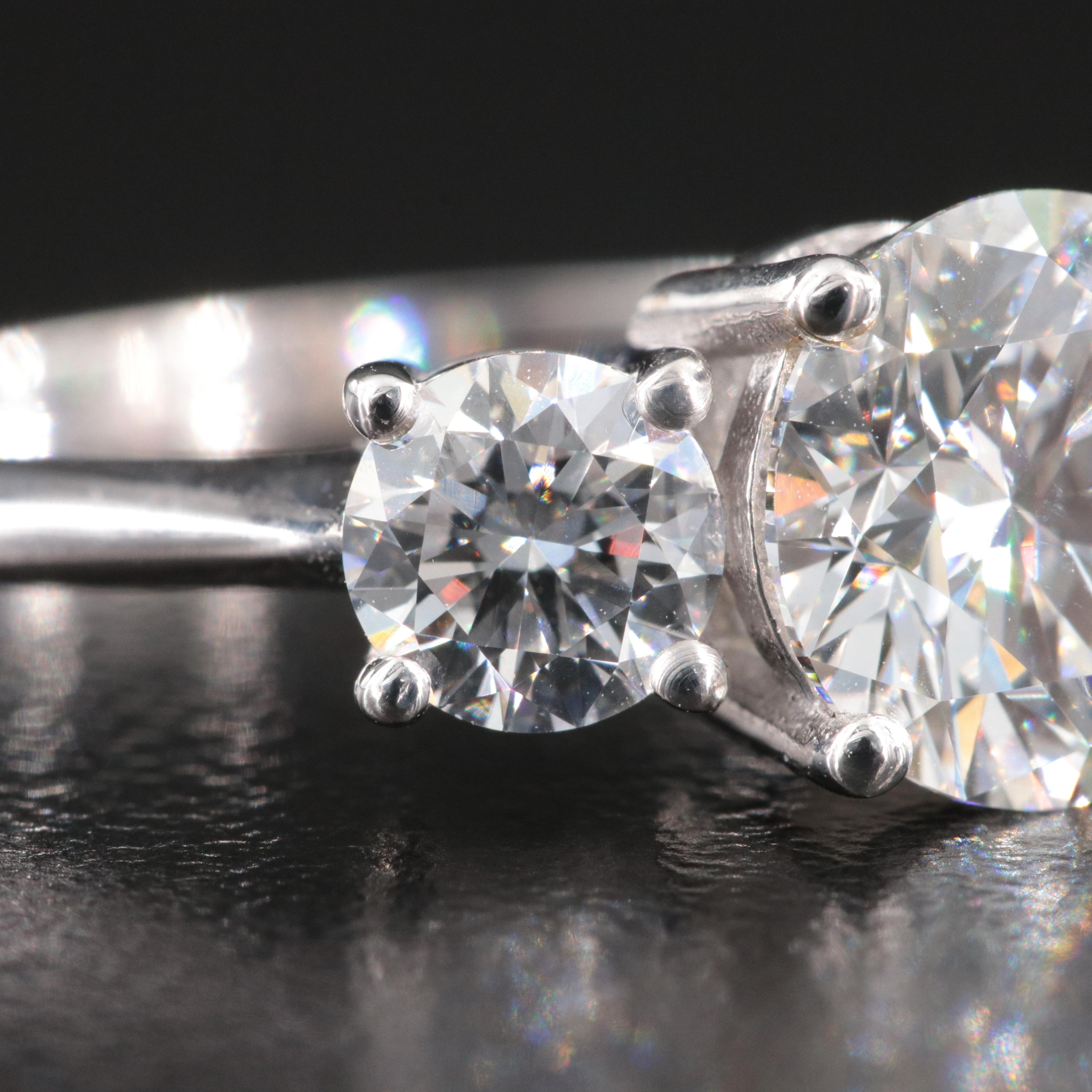 14K 2.95 CTW Lab Grown Diamond Ring with IGI Report