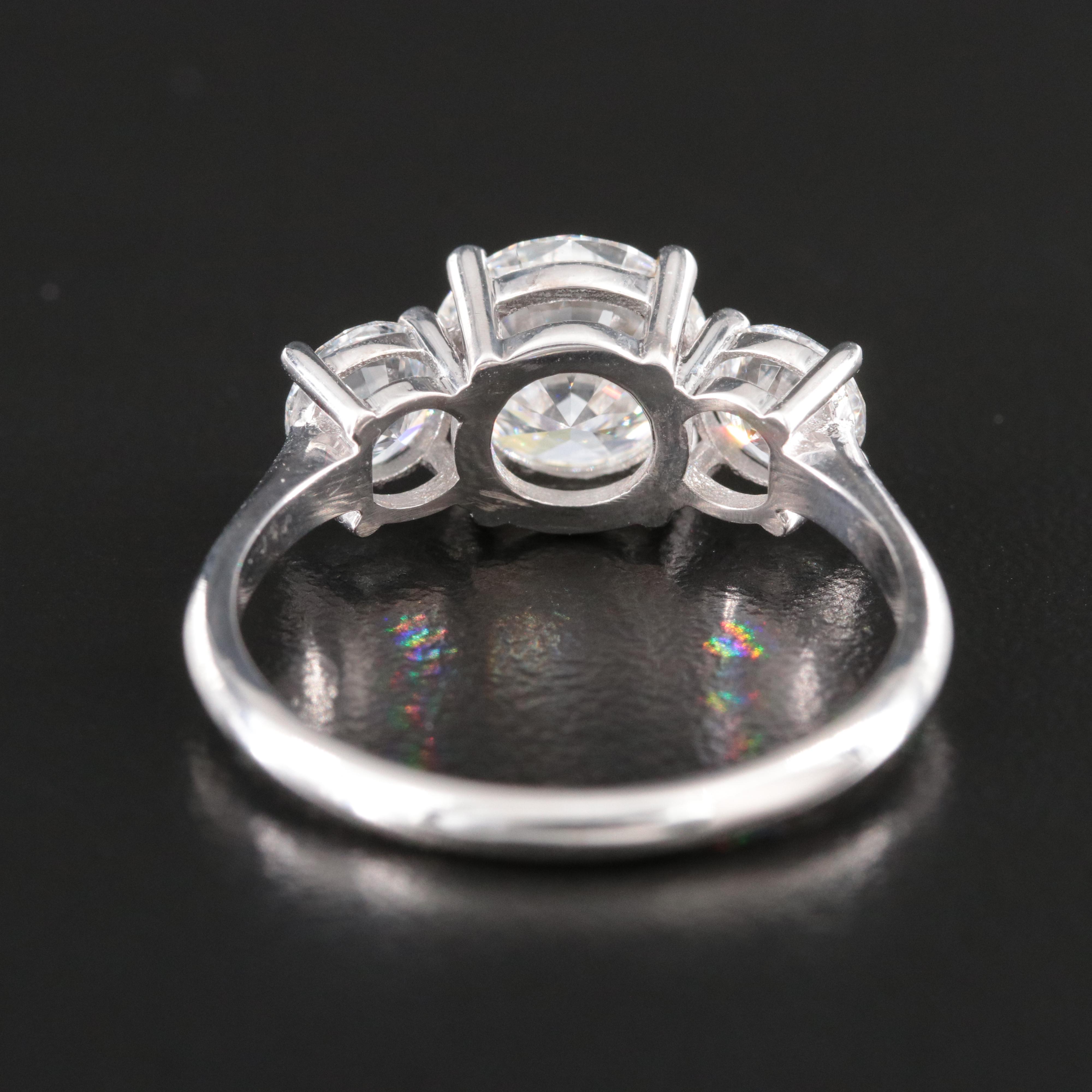 14K 2.95 CTW Lab Grown Diamond Ring with IGI Report