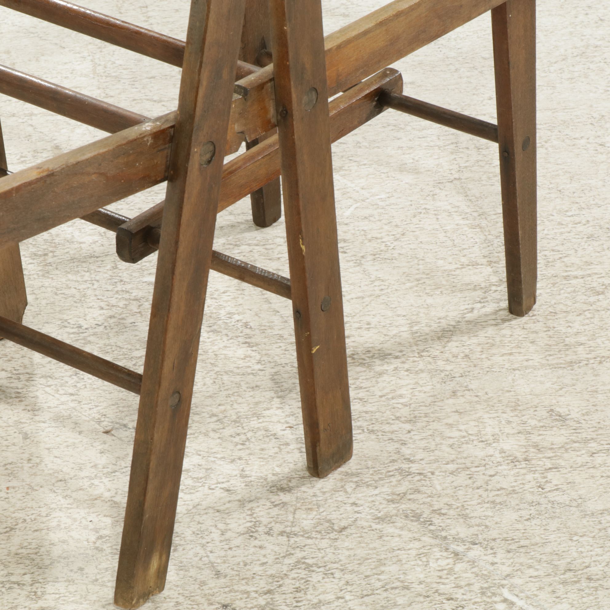 Wooden Folding Wash Tub Stand