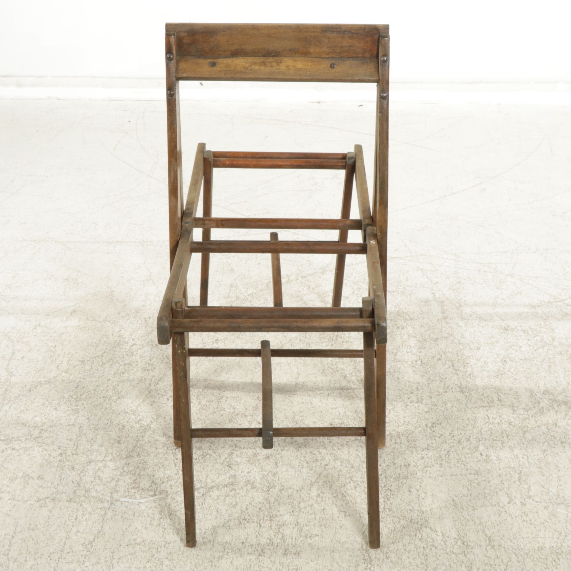 Wooden Folding Wash Tub Stand