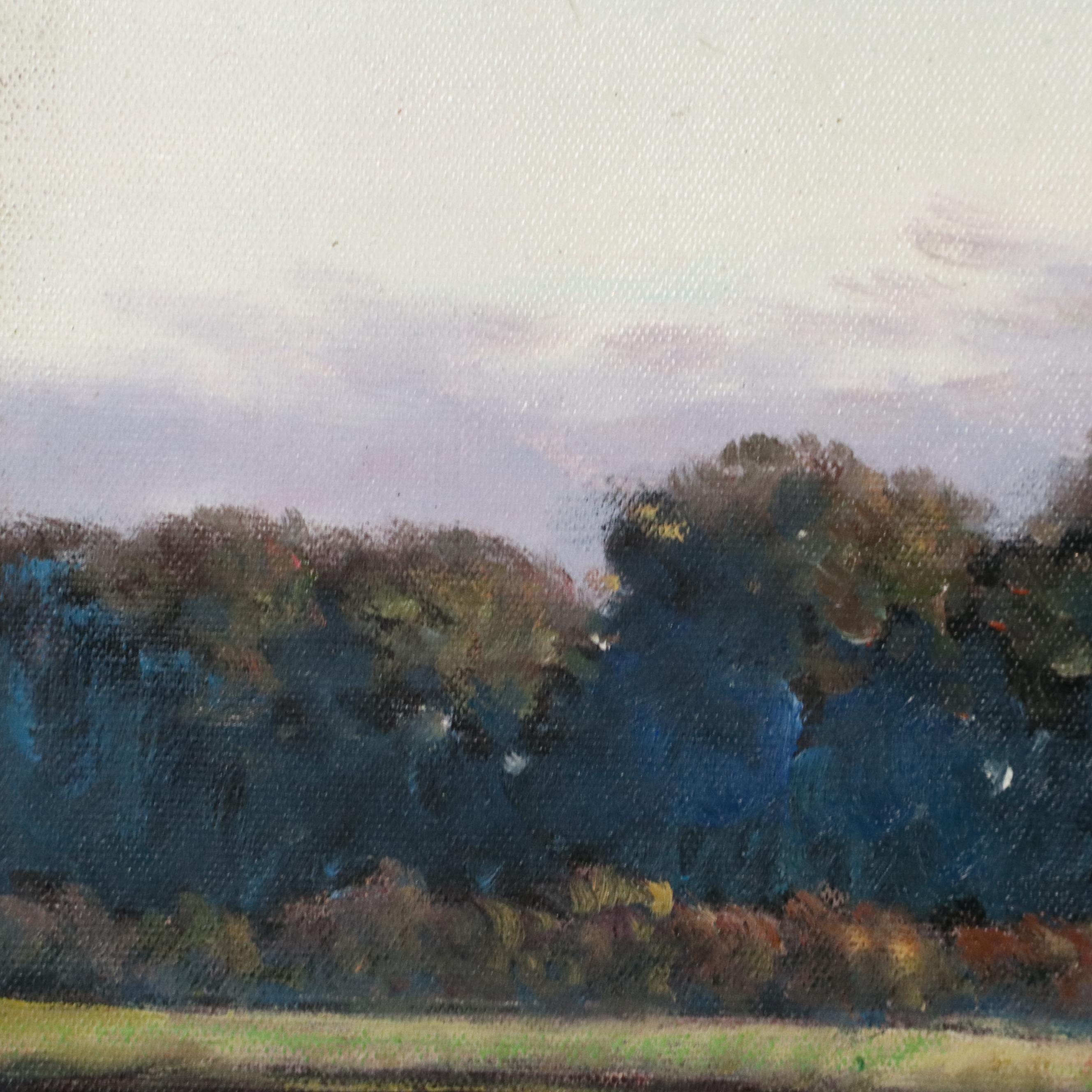 N. Ming Landscape Oil Painting, 21st Century