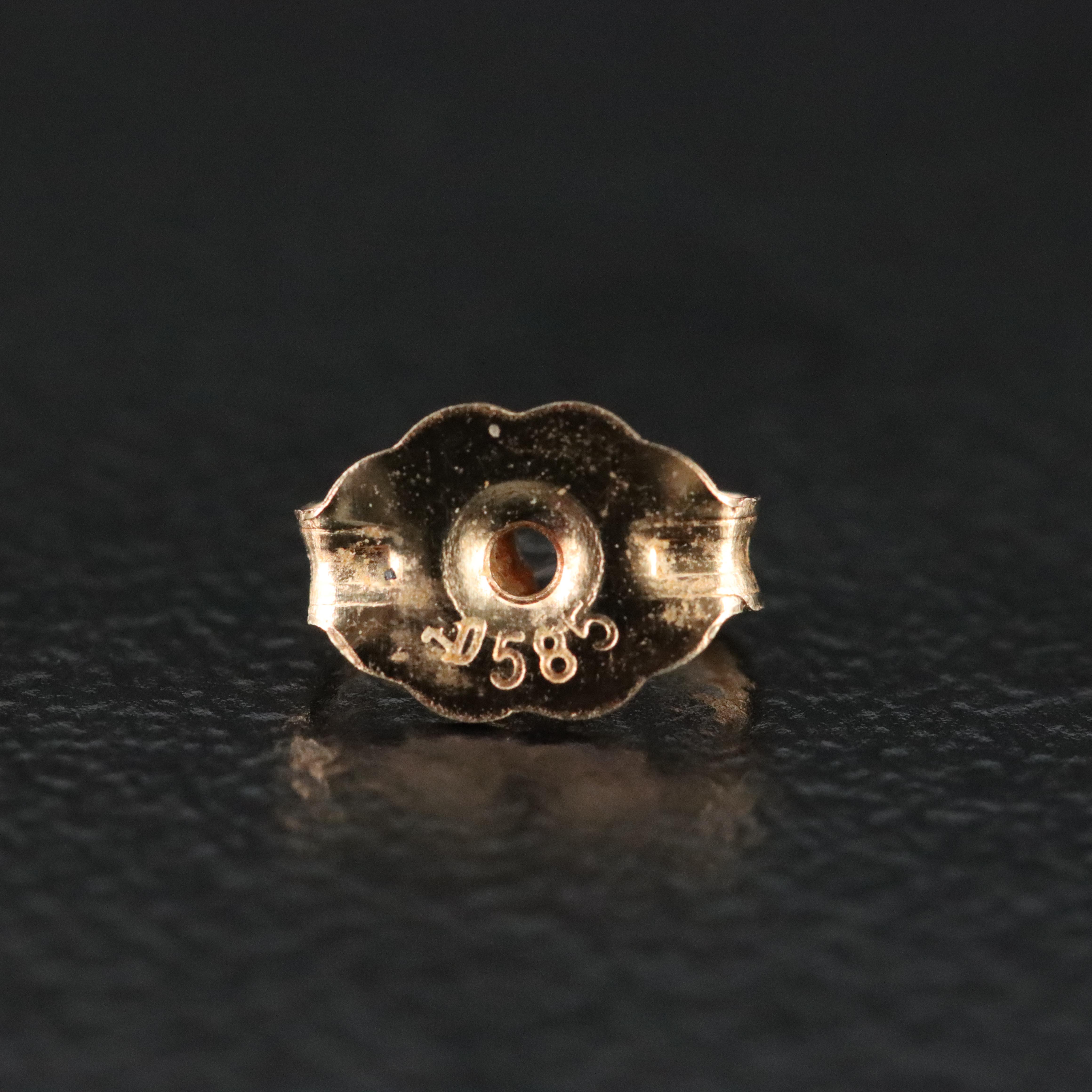 14K 0.20 CTW Diamond Flower Earrings