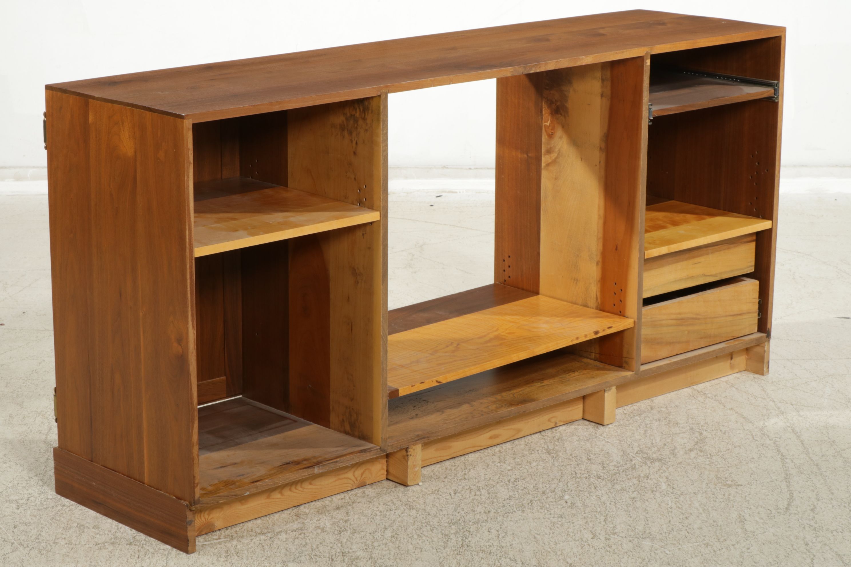 Cherry Television and Media Console  Cabinet