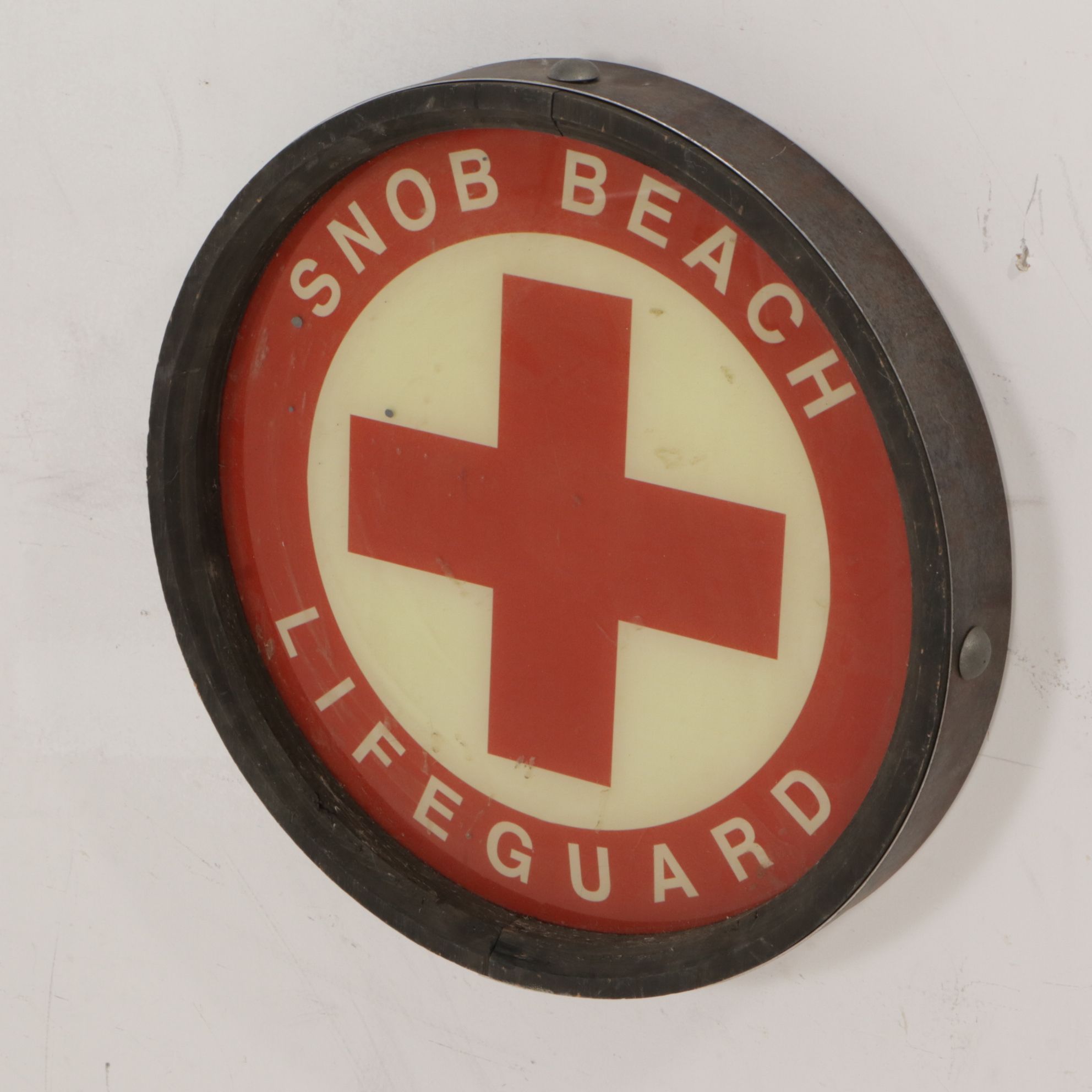 "Snob Beach Lifeguard" and "Off Duty - Save Yourself" Decorative Wall Signs