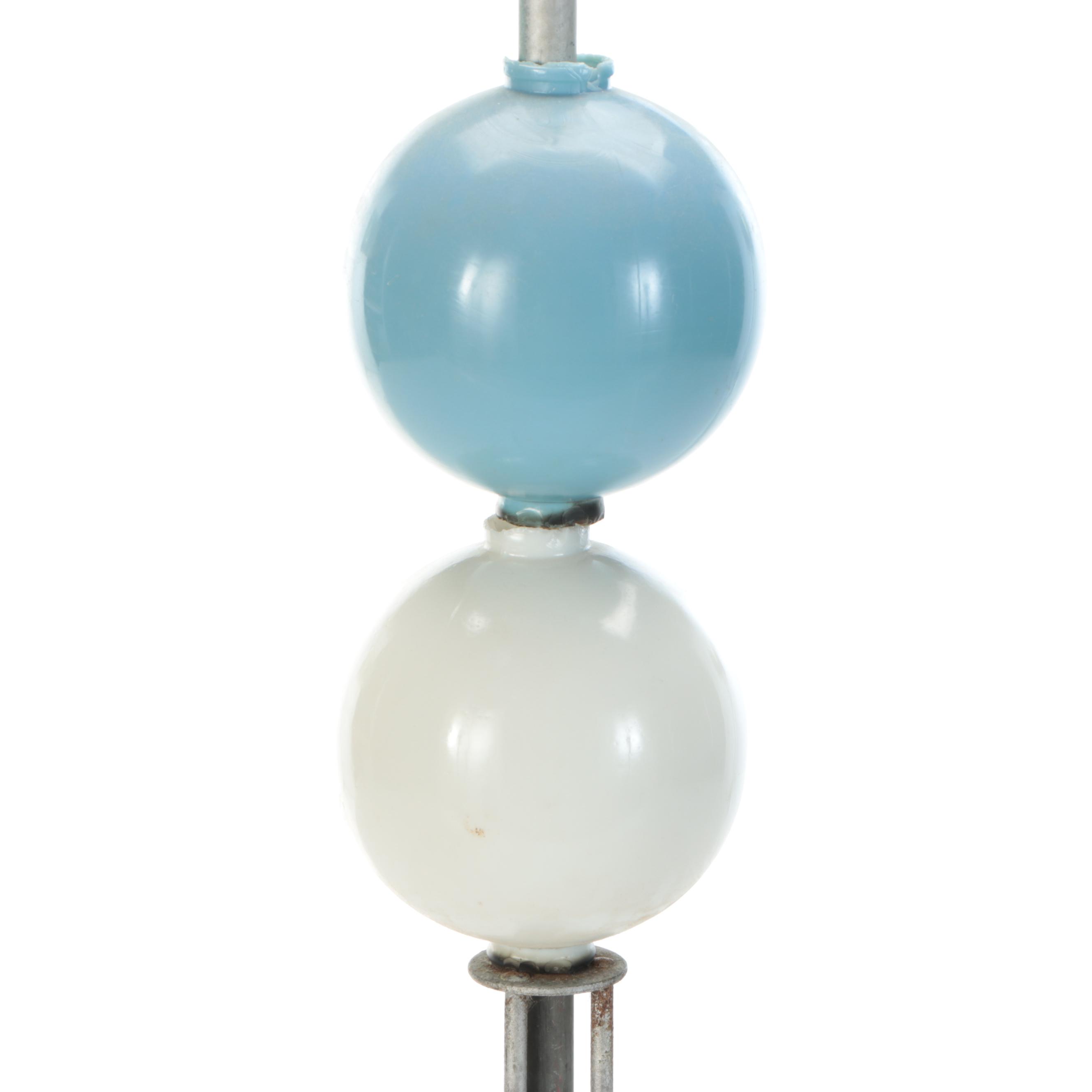 Victorian Rooftop Lightning Rod Glass Insulators