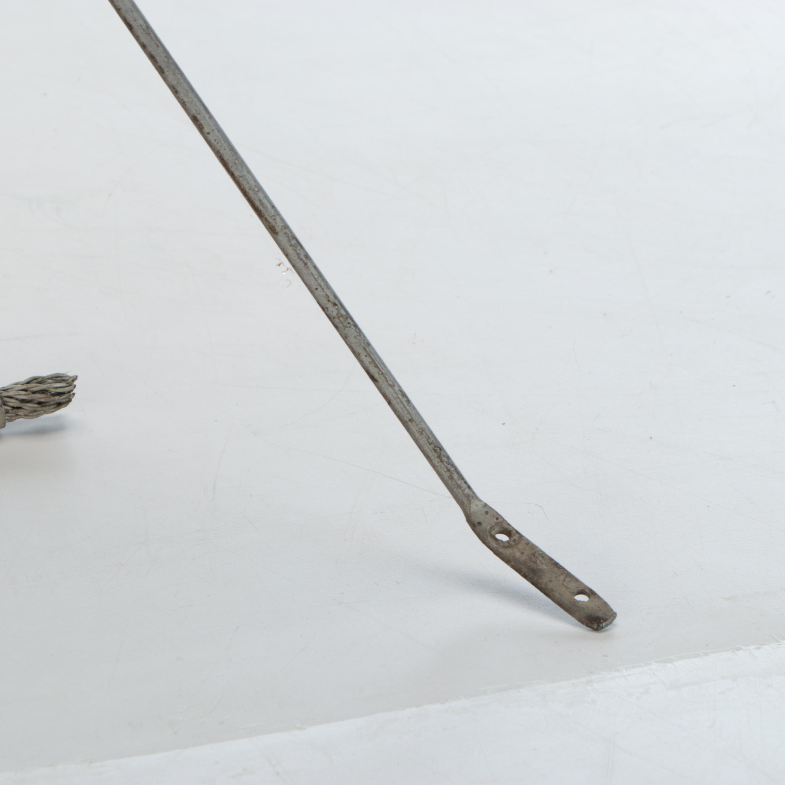 Victorian Rooftop Lightning Rod Glass Insulators