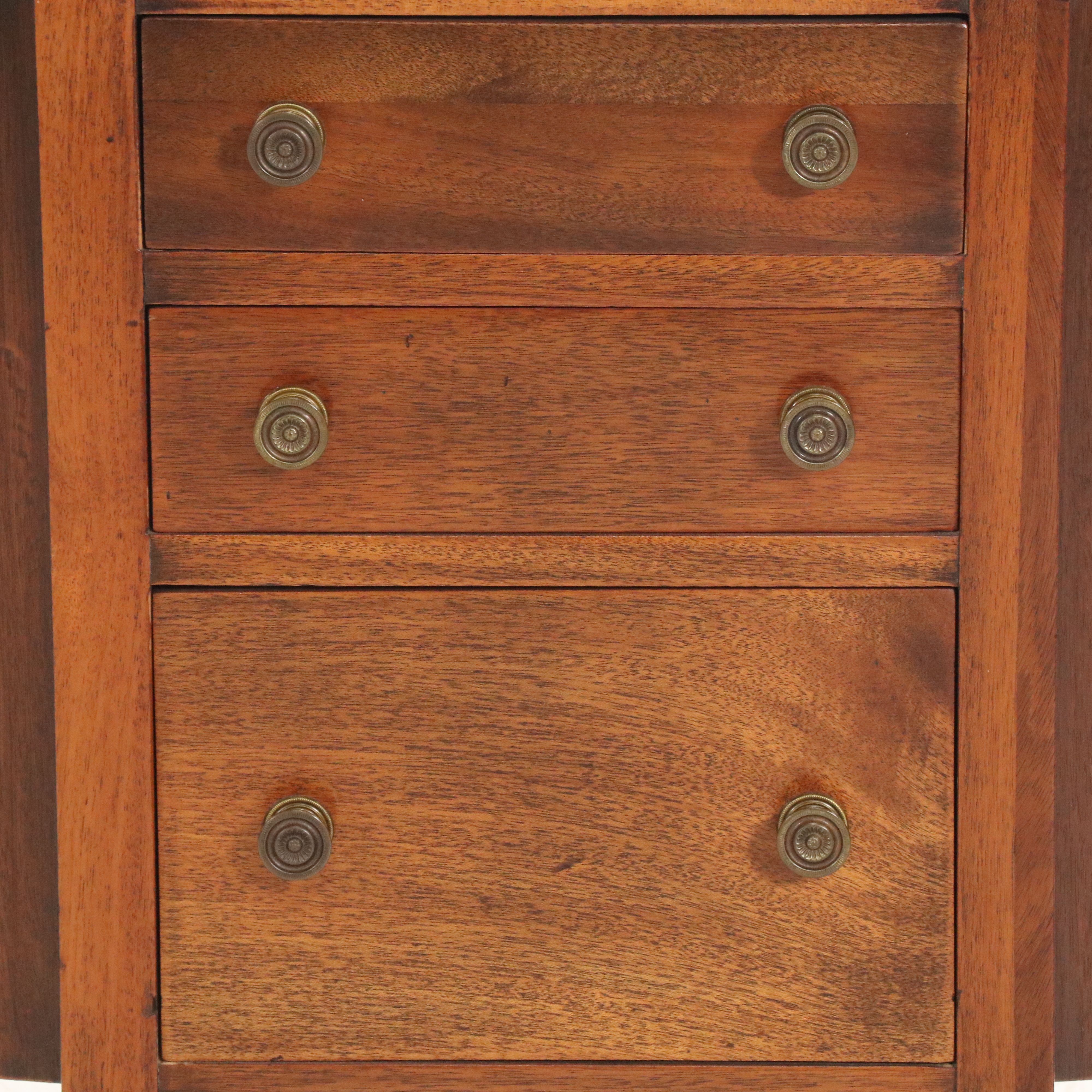 Mahogany Martha Washington Sewing Chest, 20th Century