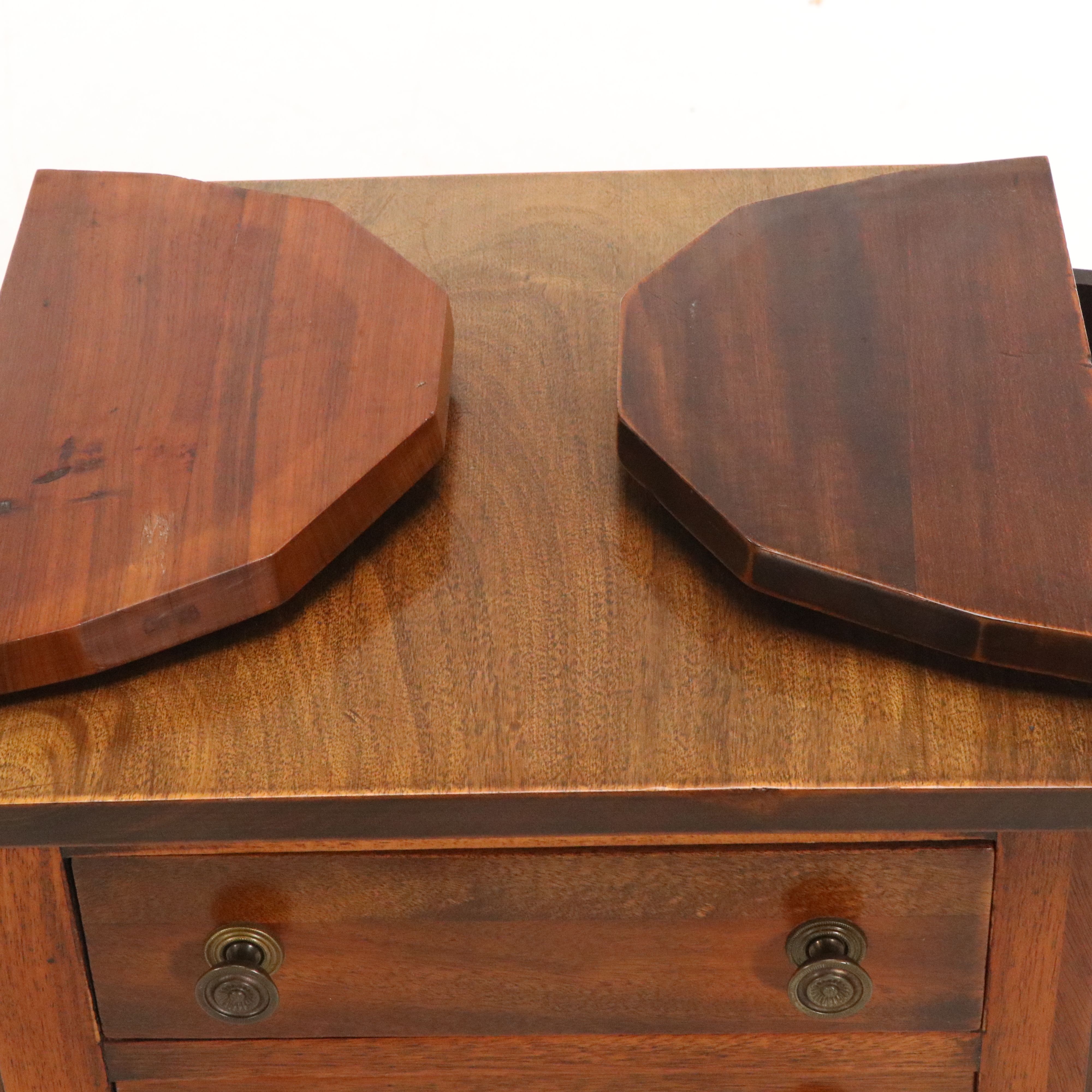 Mahogany Martha Washington Sewing Chest, 20th Century