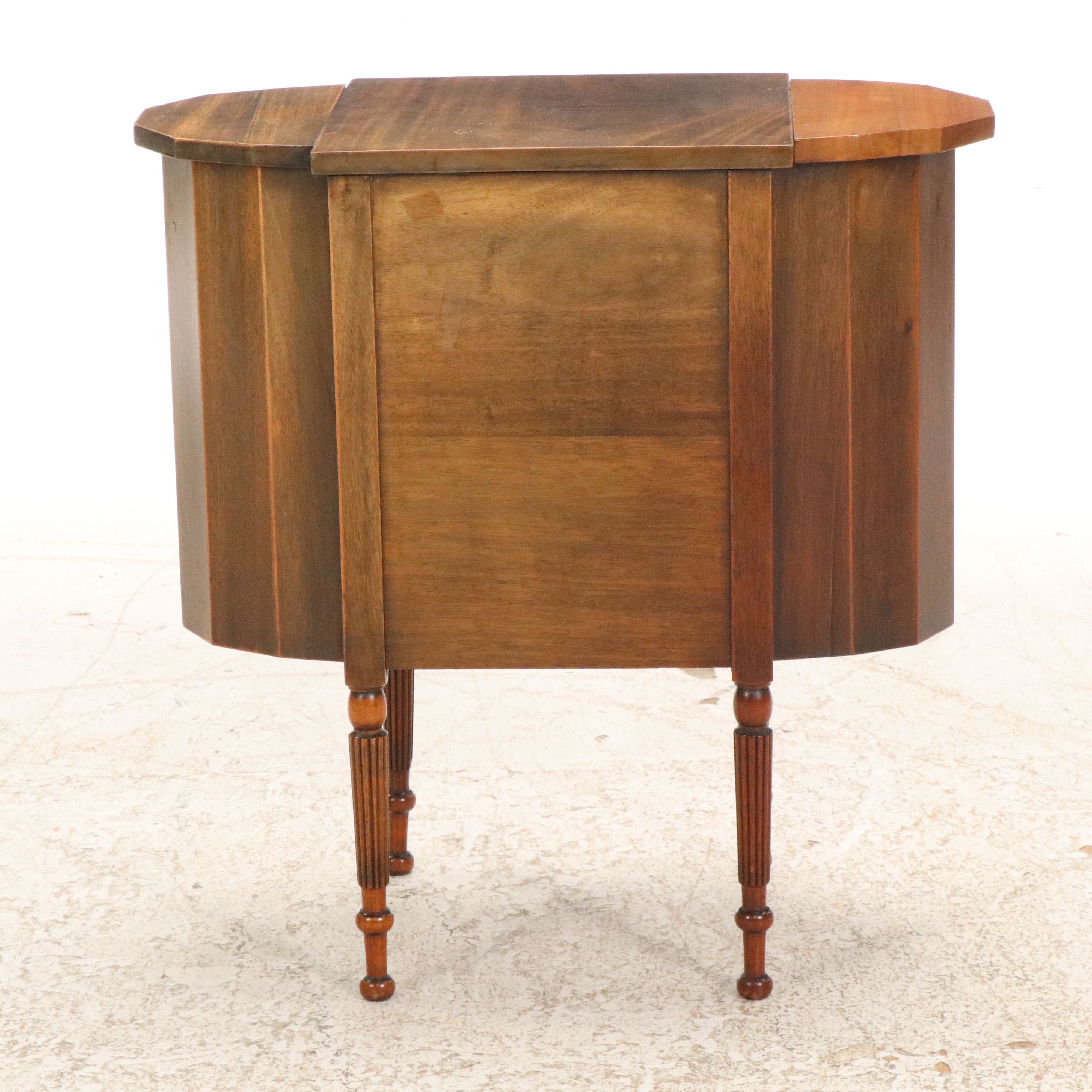 Mahogany Martha Washington Sewing Chest, 20th Century
