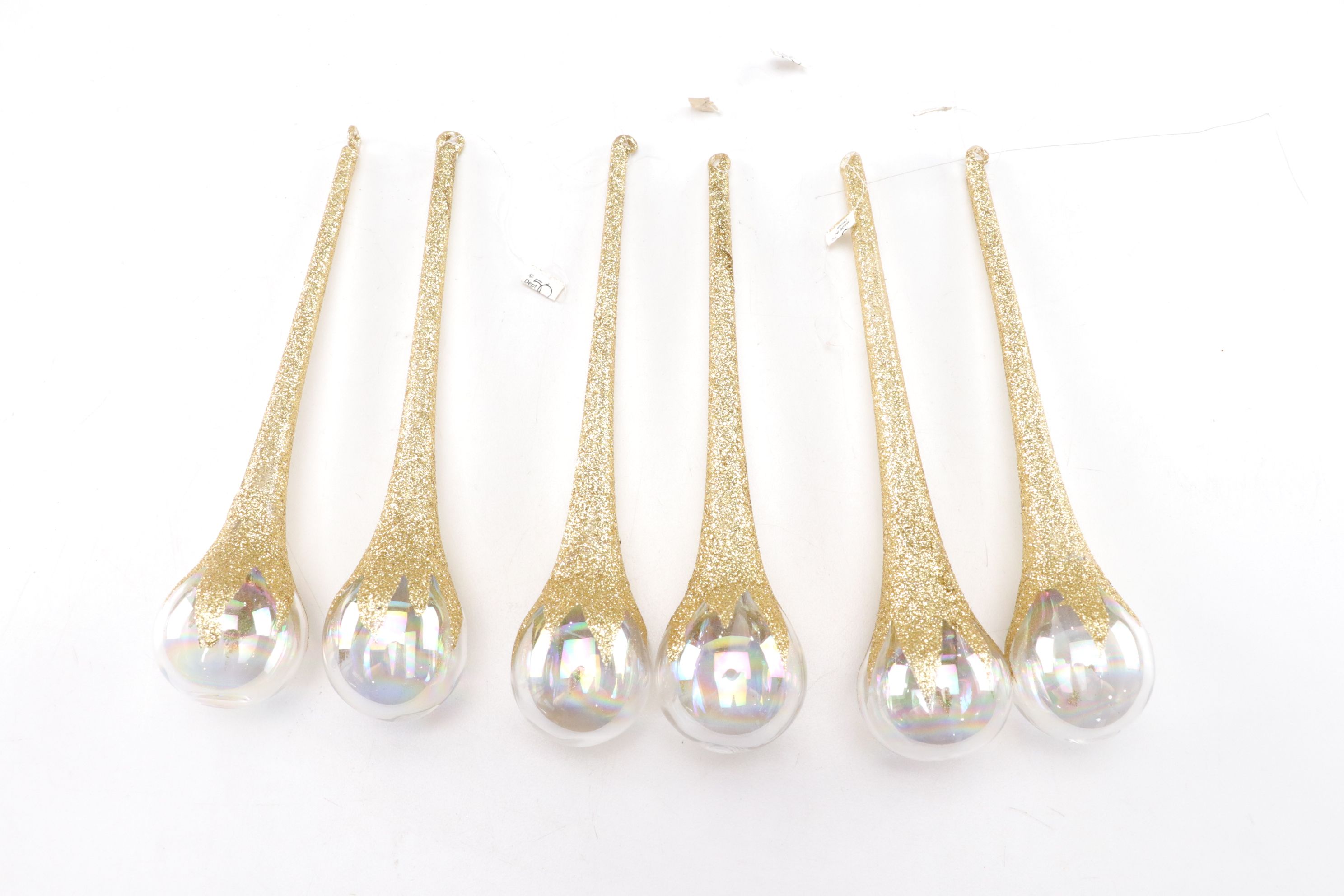 Assorted Icicle, Figurine & Orb Santa Christmas Ornaments