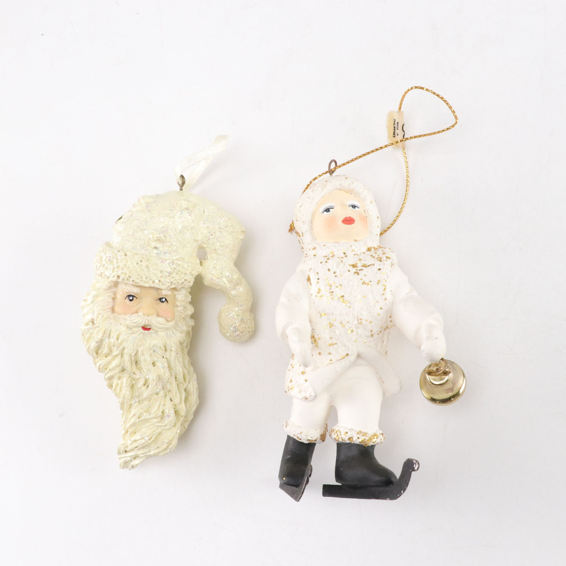 Assorted Icicle, Figurine & Orb Santa Christmas Ornaments