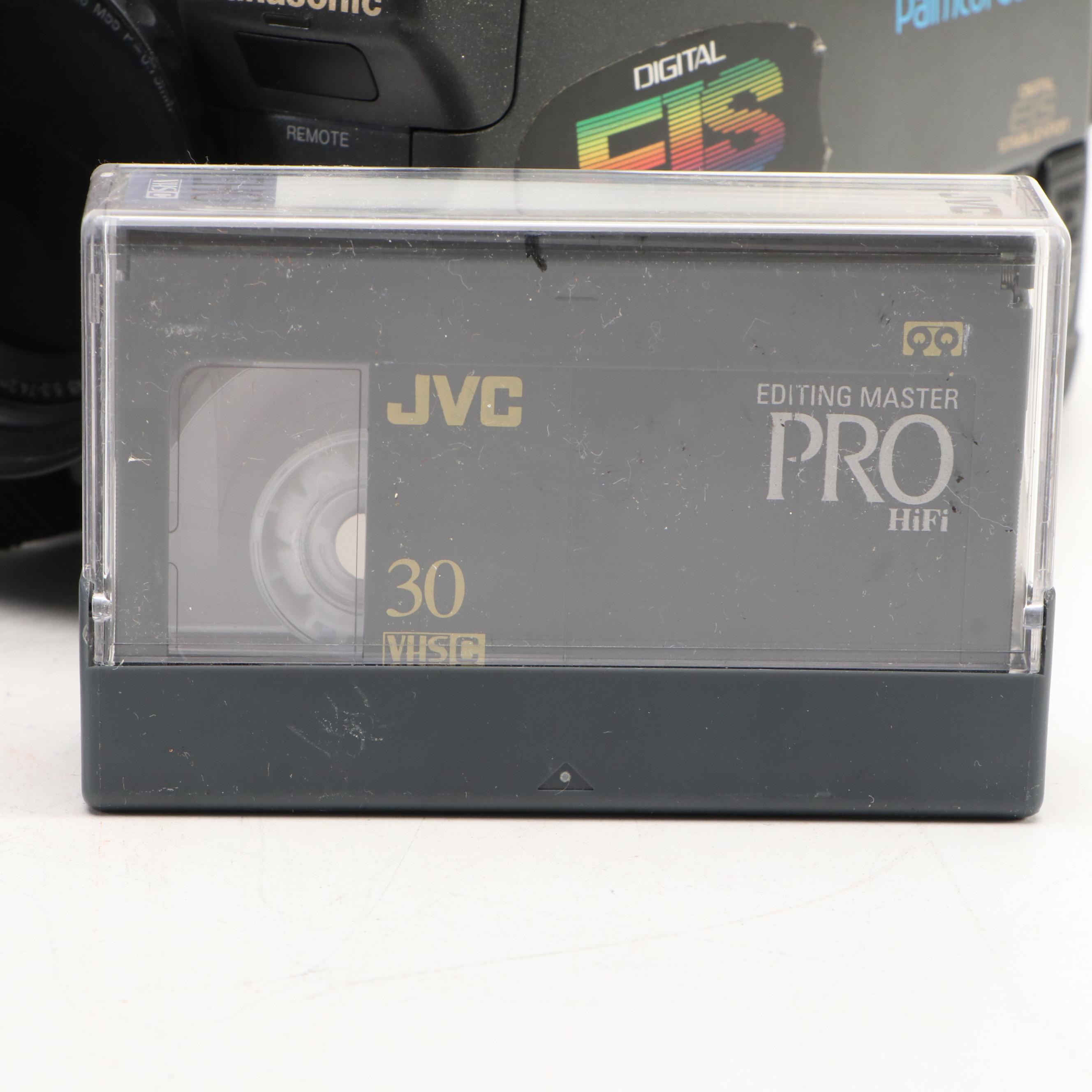 Panasonic Palmcorder IQ and Nikon AF Nikkor with Binoculars