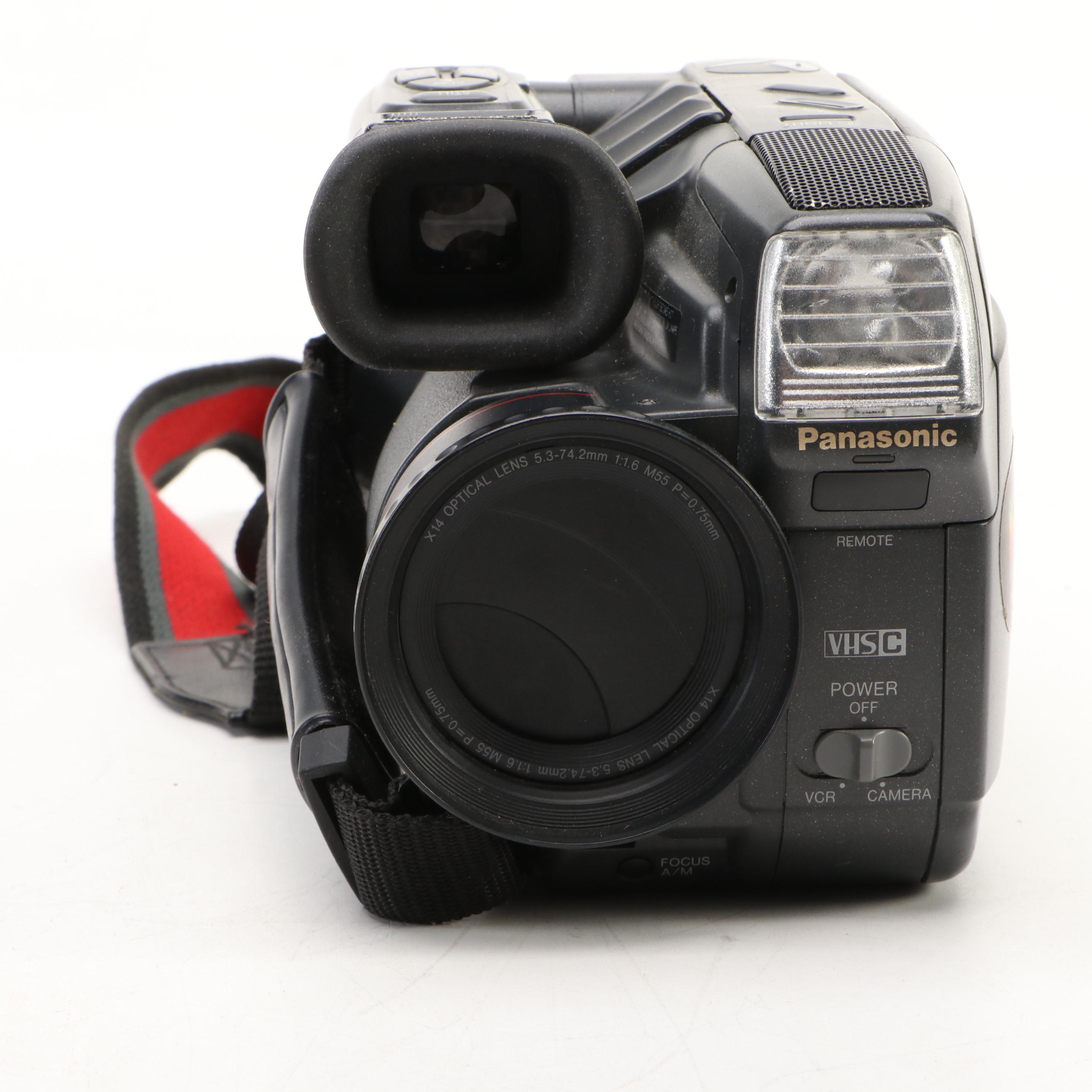 Panasonic Palmcorder IQ and Nikon AF Nikkor with Binoculars