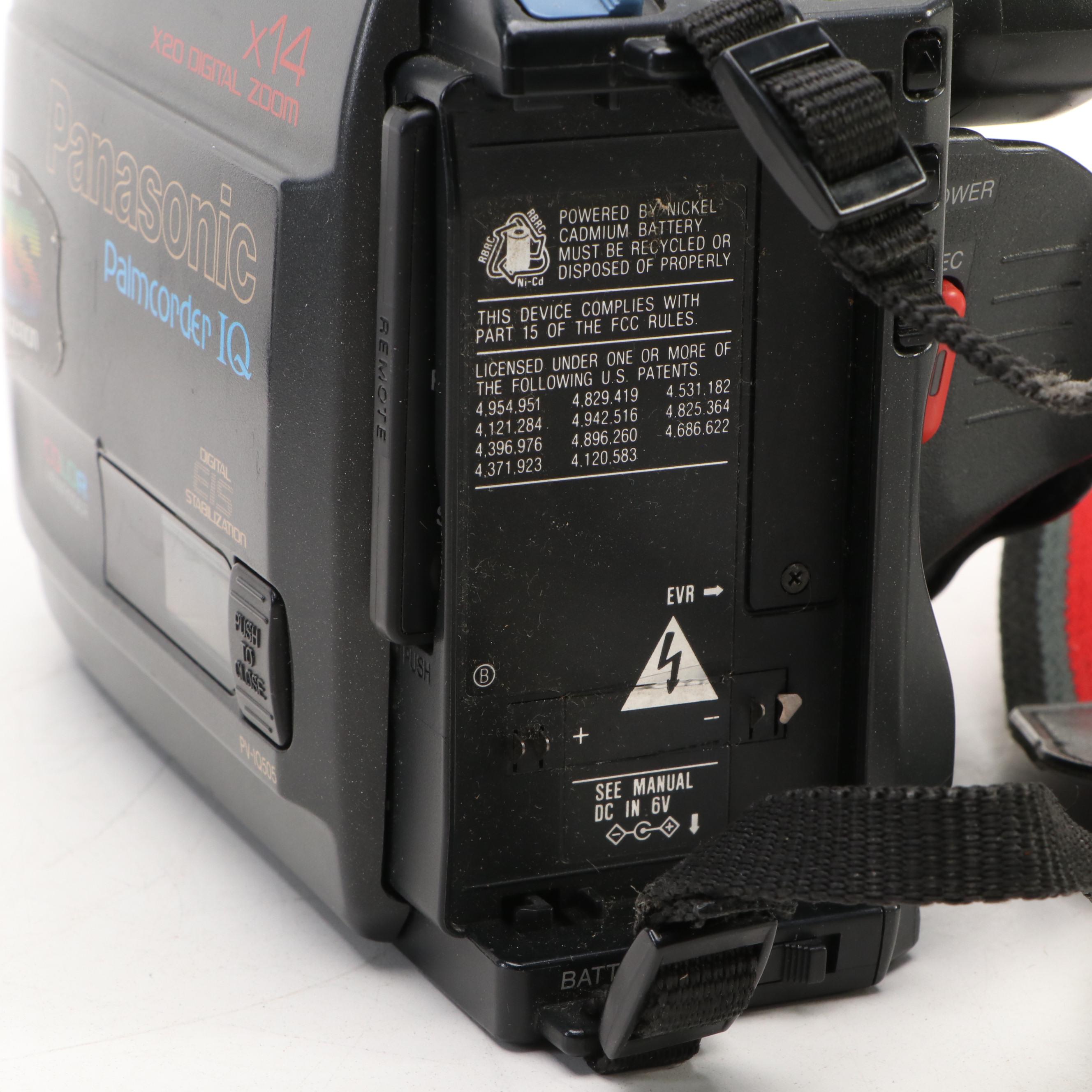 Panasonic Palmcorder IQ and Nikon AF Nikkor with Binoculars