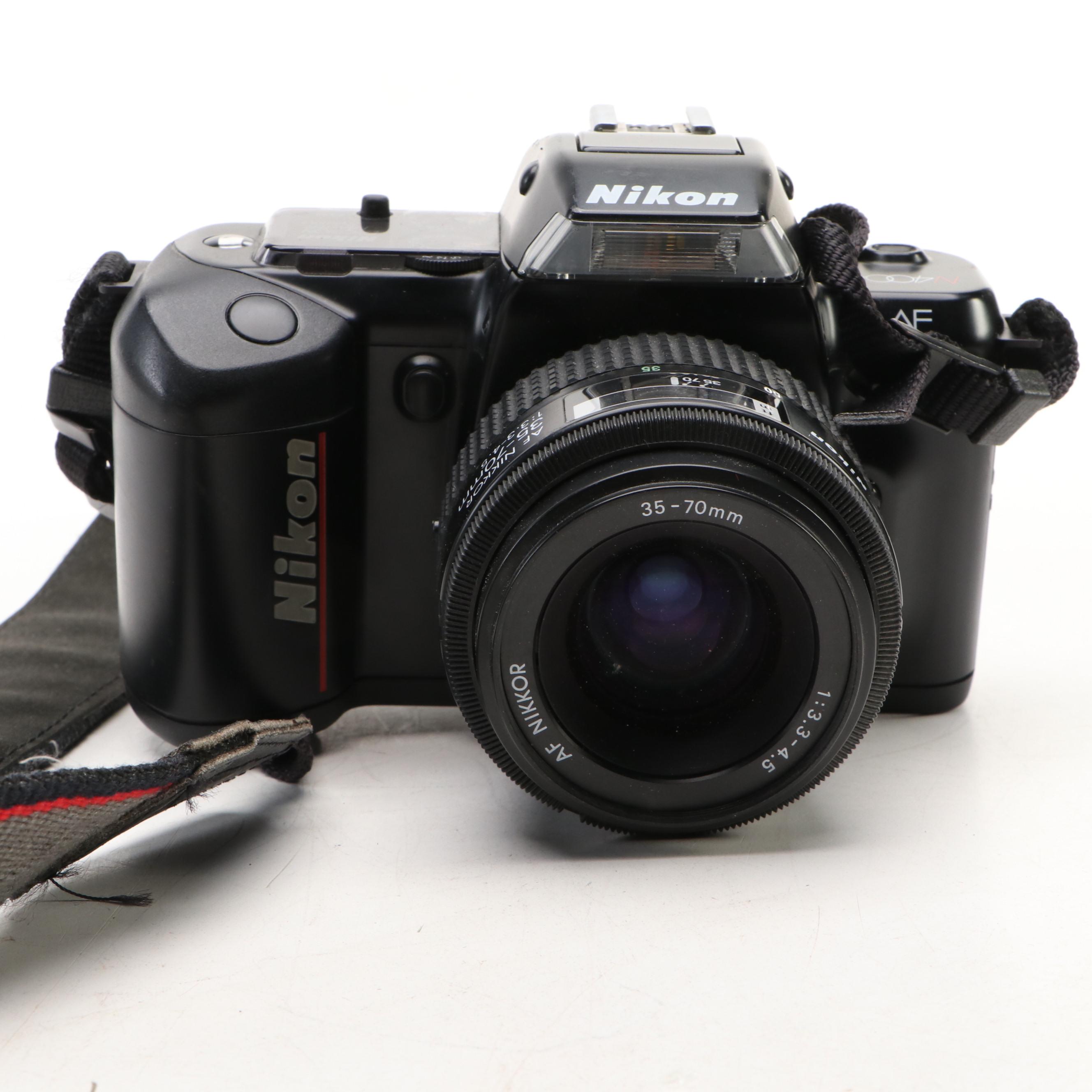 Panasonic Palmcorder IQ and Nikon AF Nikkor with Binoculars