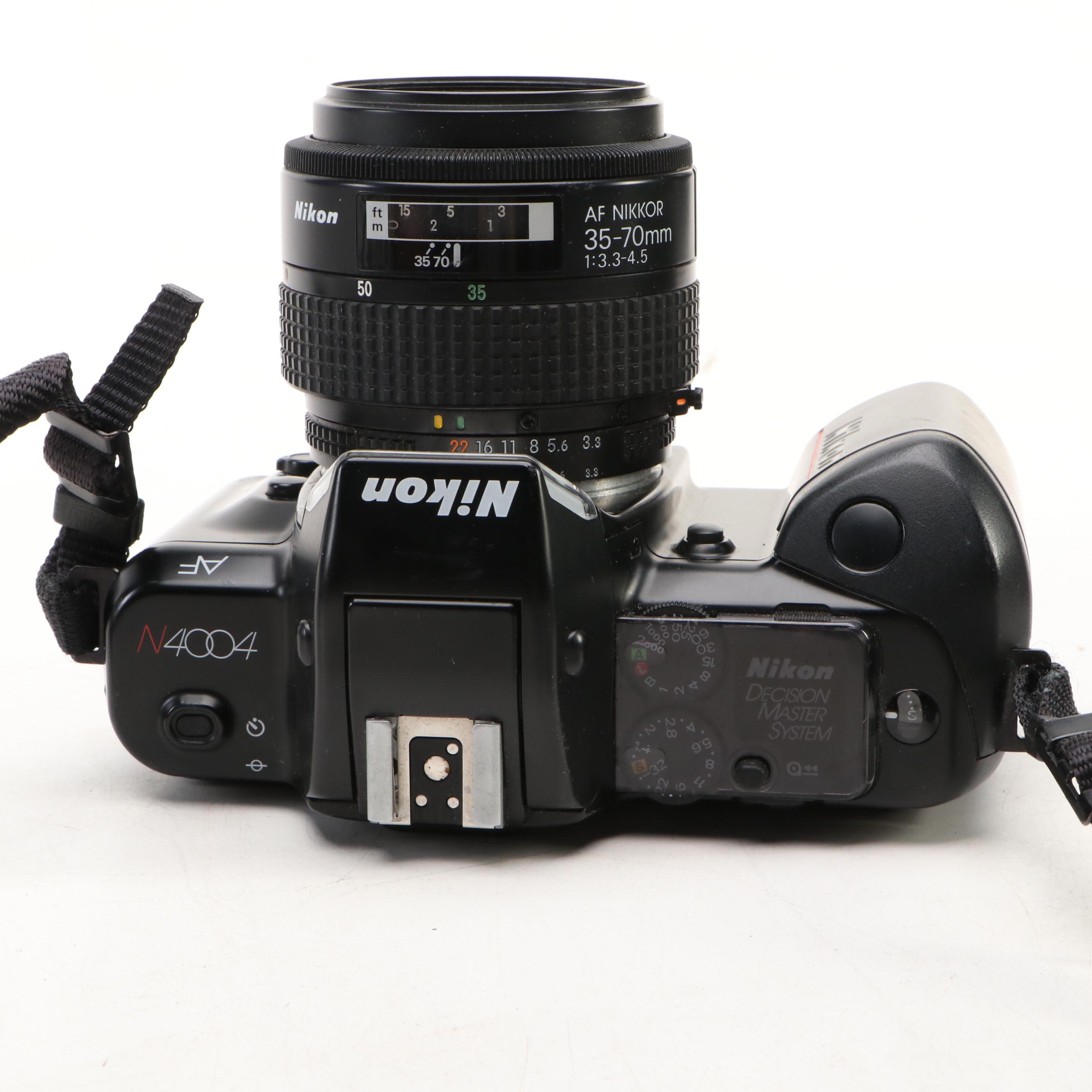 Panasonic Palmcorder IQ and Nikon AF Nikkor with Binoculars