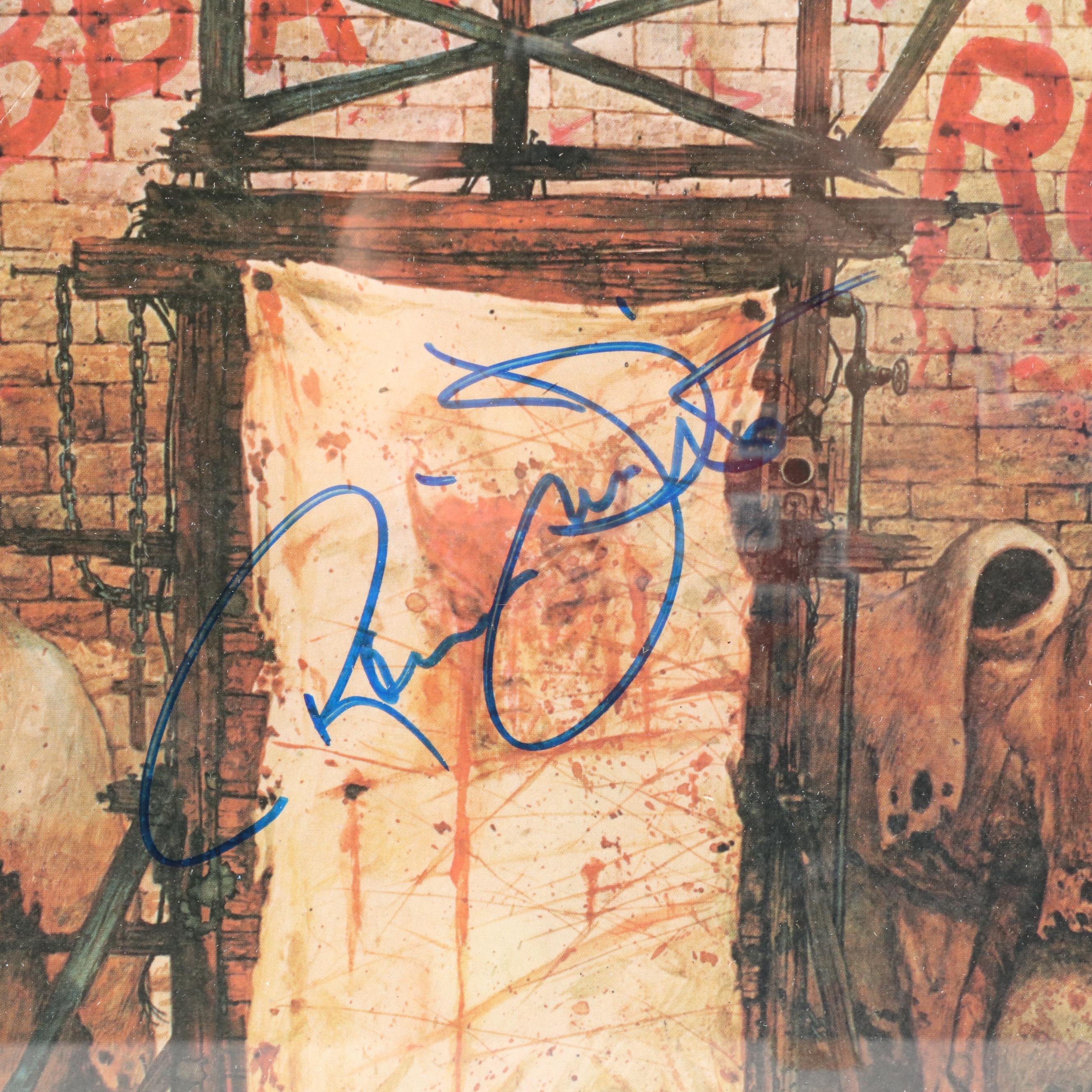 Ronnie James Dio Signed Black Sabbath Mob Rules Album Cover