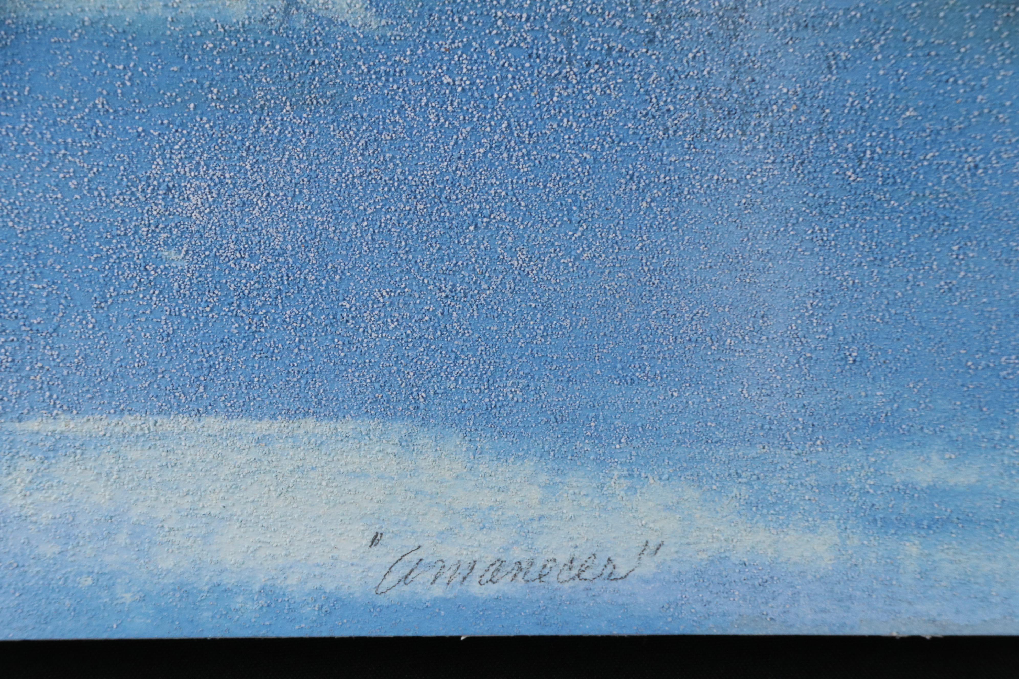 Elba Alvarez Textured Serigraph "Amanecer," Late 20th - 21st Century