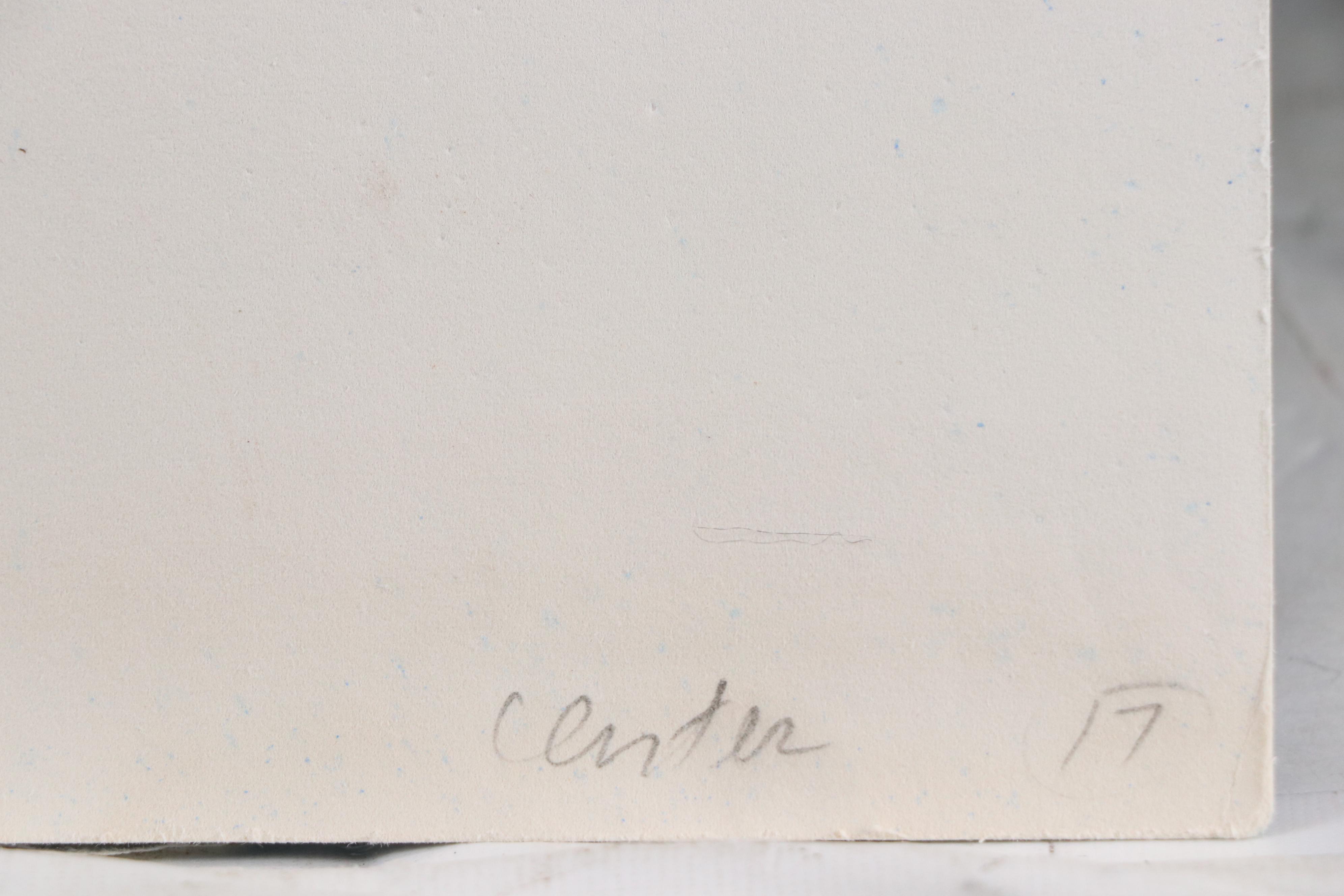 Elba Alvarez Textured Serigraph "Amanecer," Late 20th - 21st Century