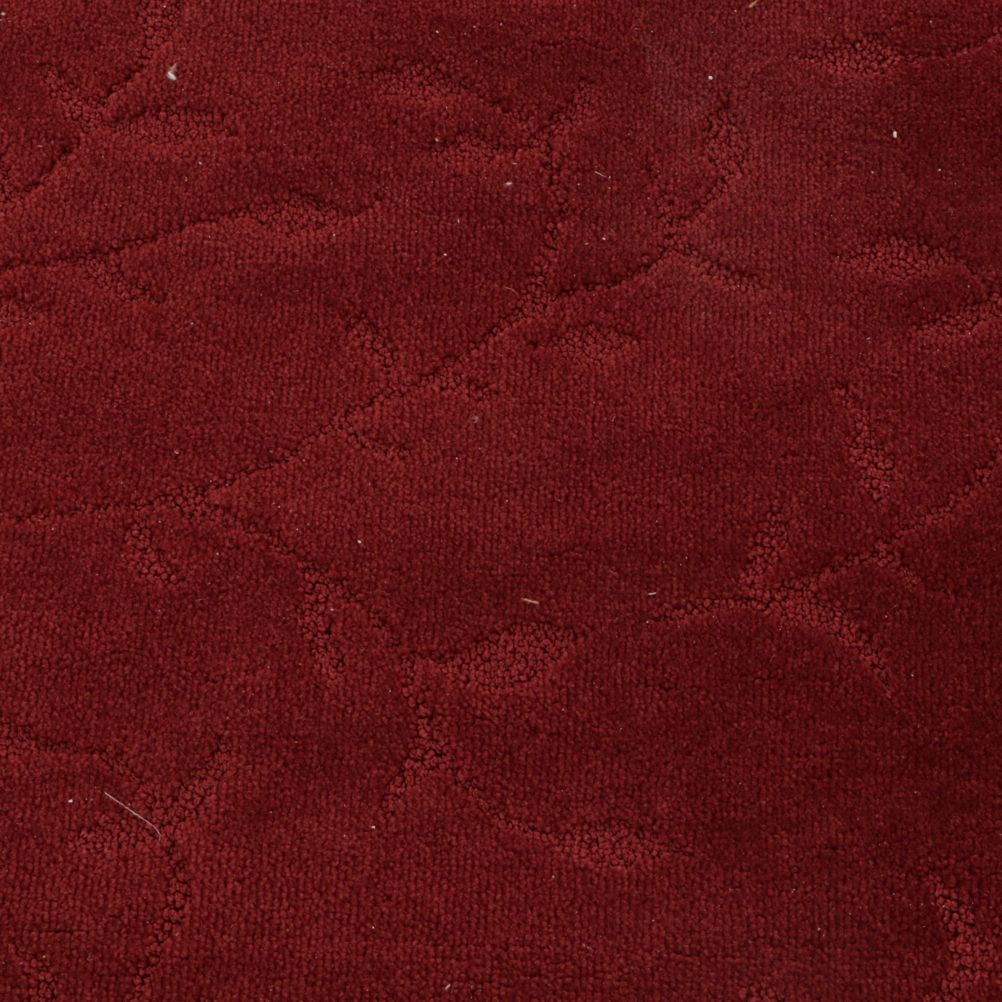 Two Machine Made Red Area Rugs