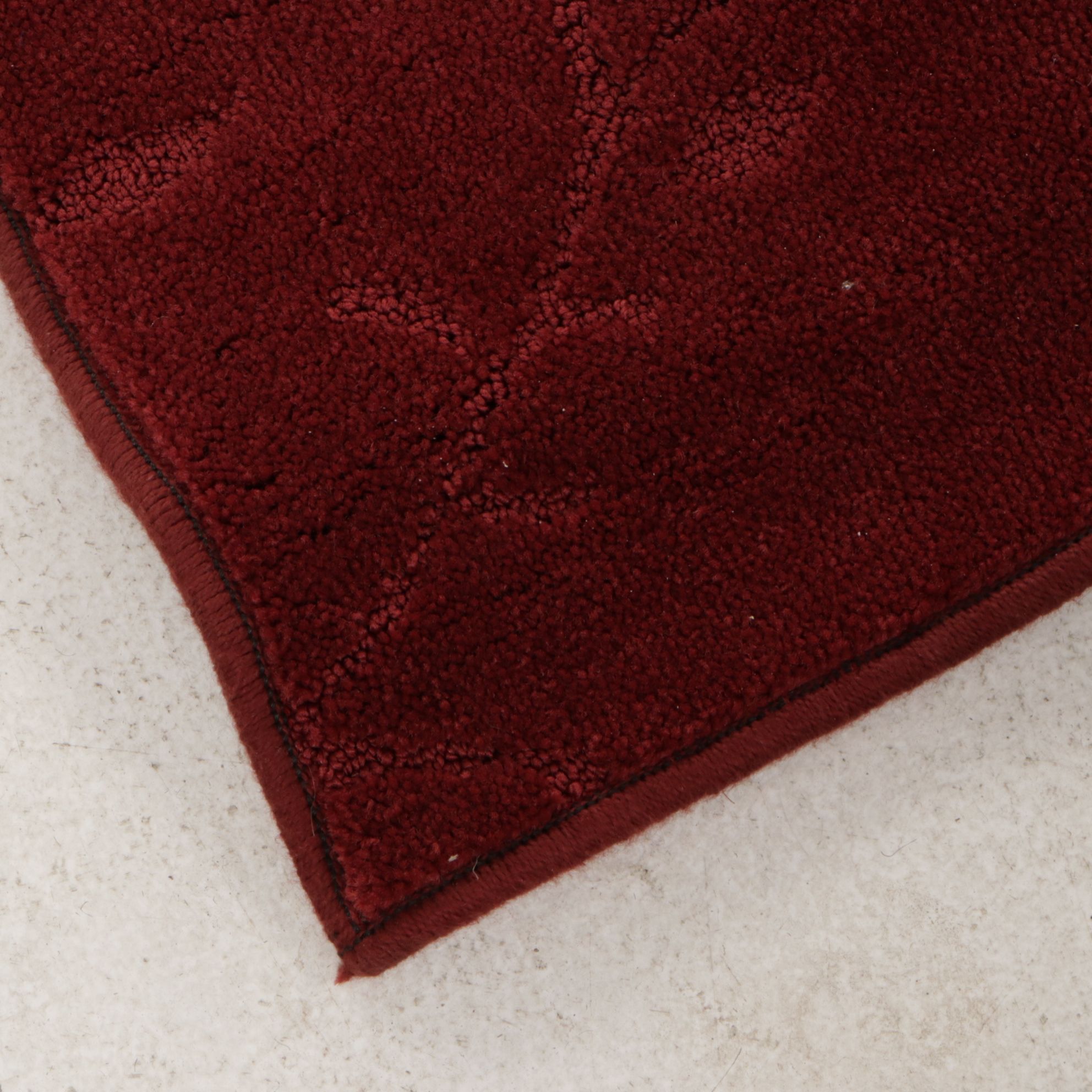 Two Machine Made Red Area Rugs