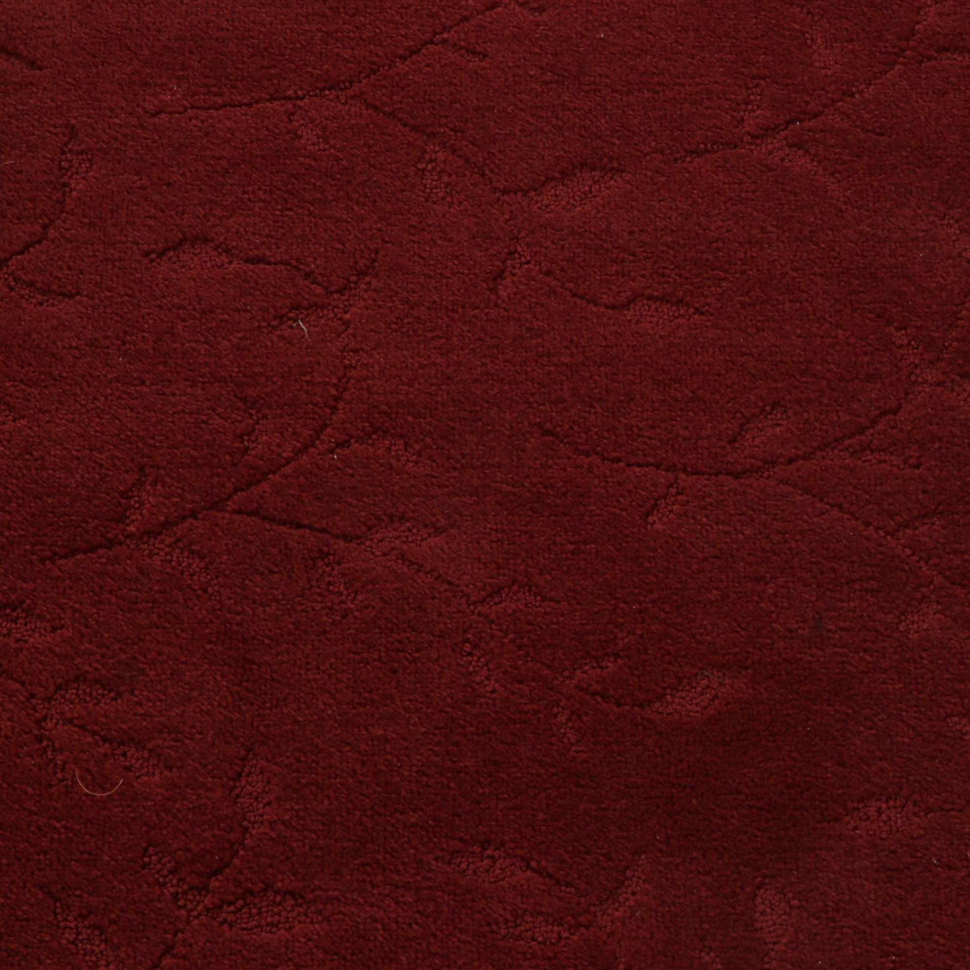 Two Machine Made Red Area Rugs