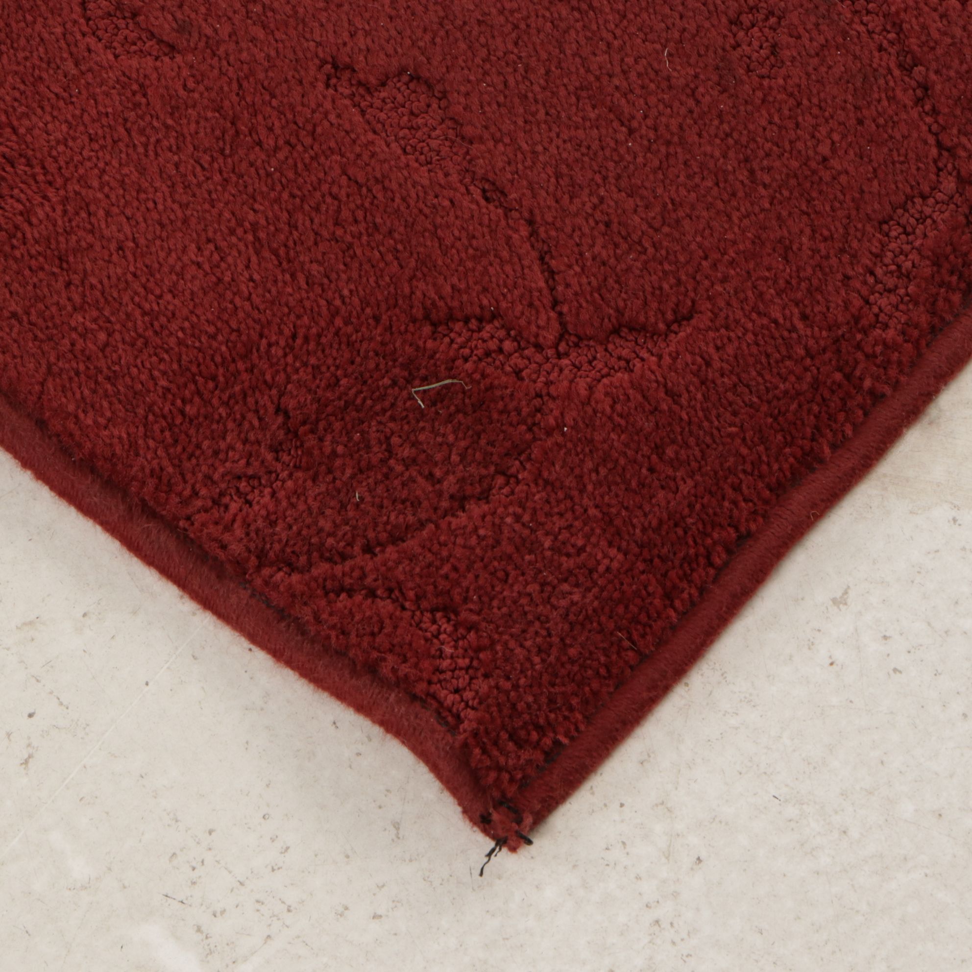 Two Machine Made Red Area Rugs