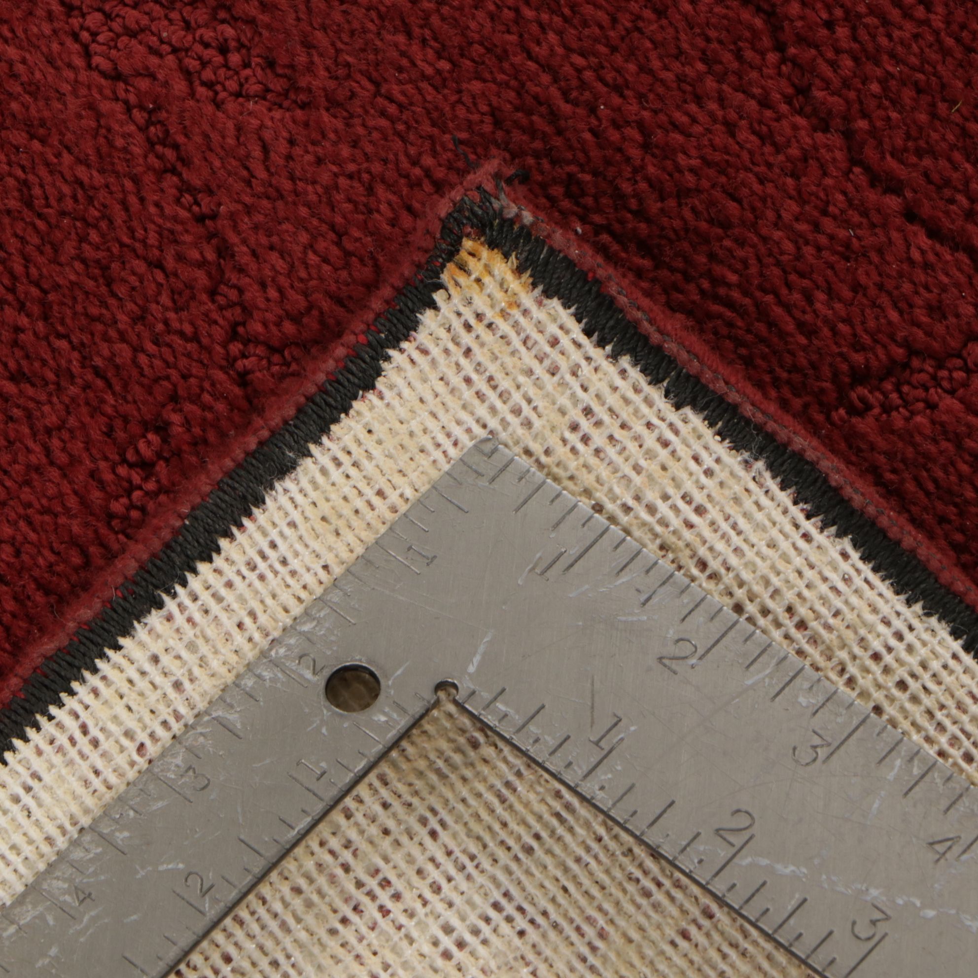 Two Machine Made Red Area Rugs