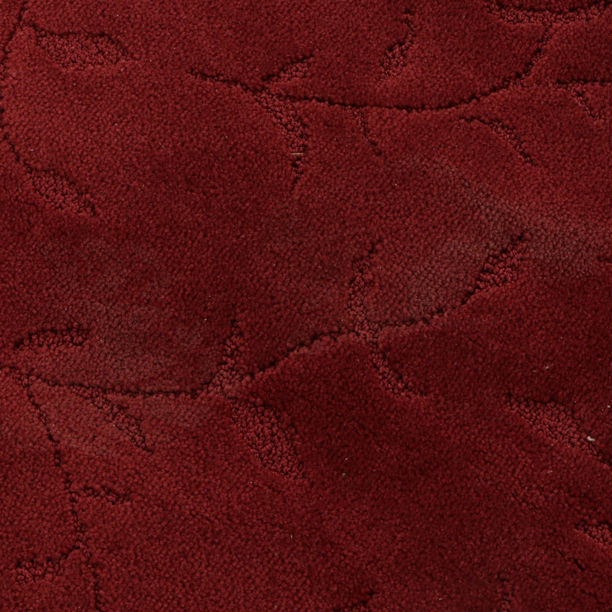 Two Machine Made Red Area Rugs