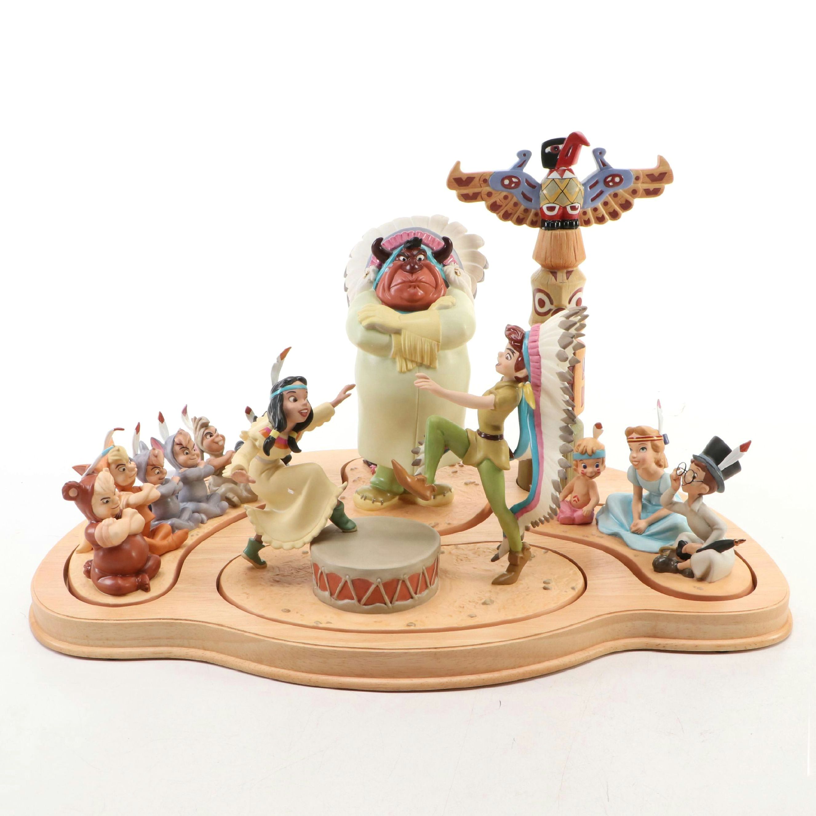 Walt Disney Classics Peter Pan "Fireside Celebration" Figurines