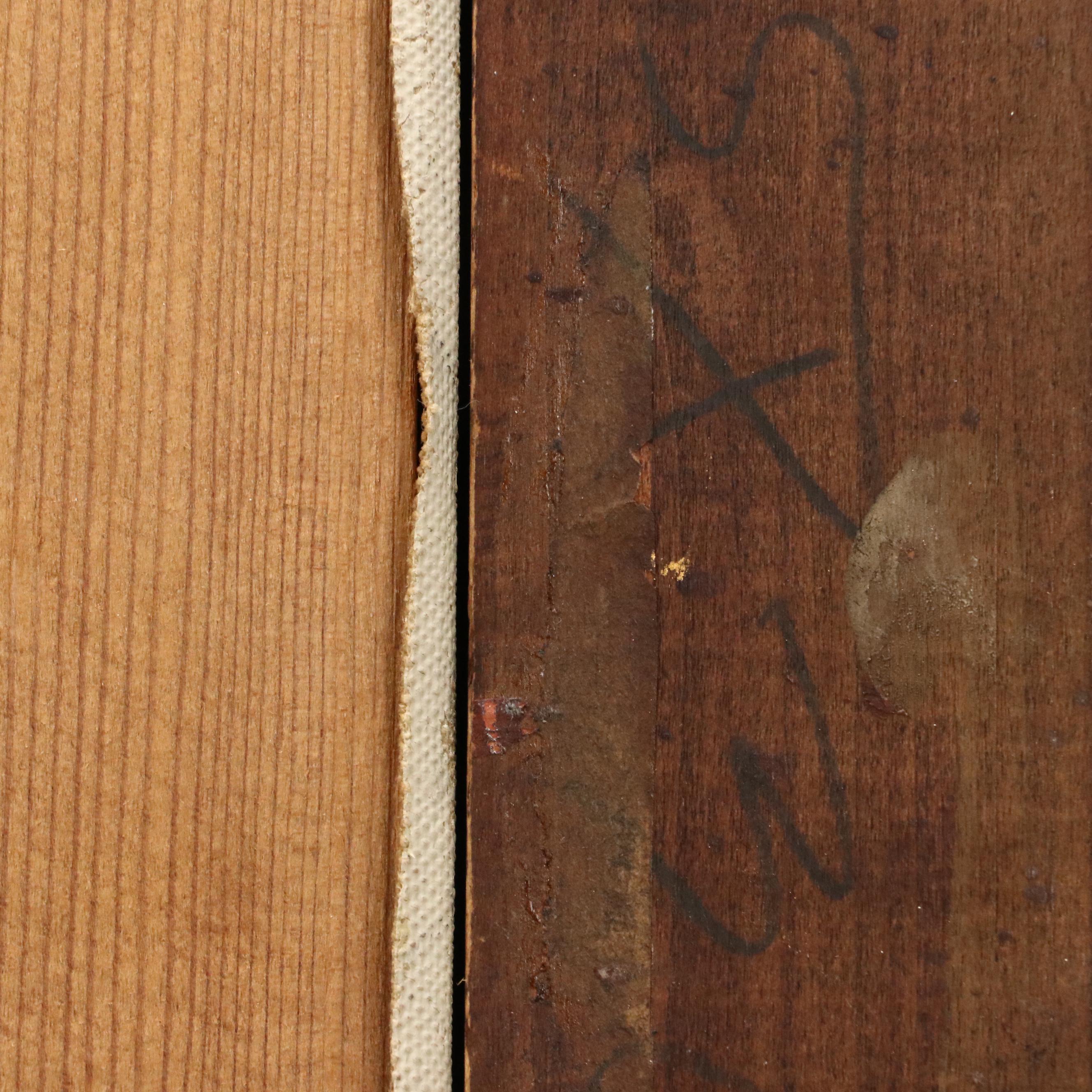 Ethel Lomasney Oil Painting "Brown County Colors" in Newcomb-Macklin Frame