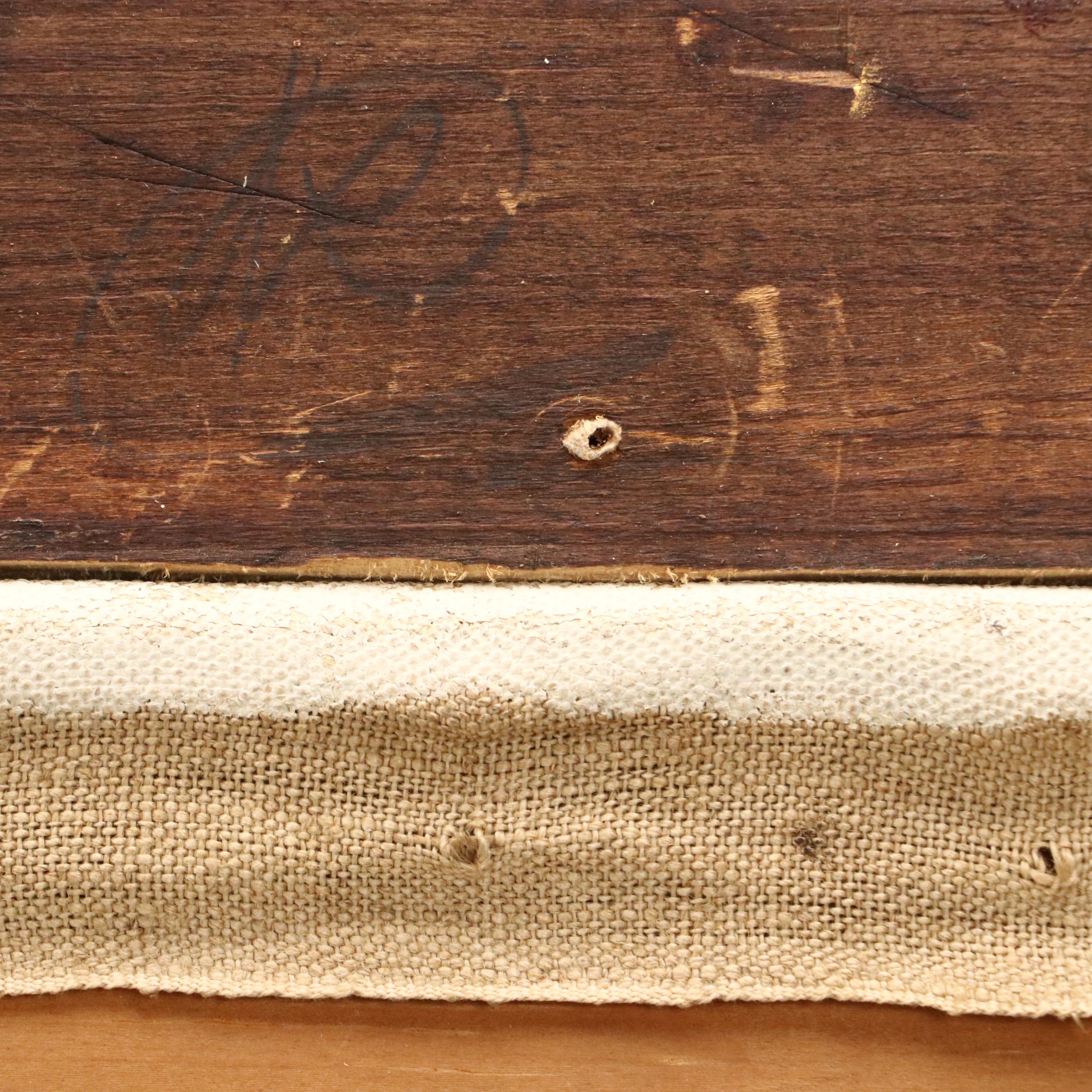 Ethel Lomasney Oil Painting "Brown County Colors" in Newcomb-Macklin Frame