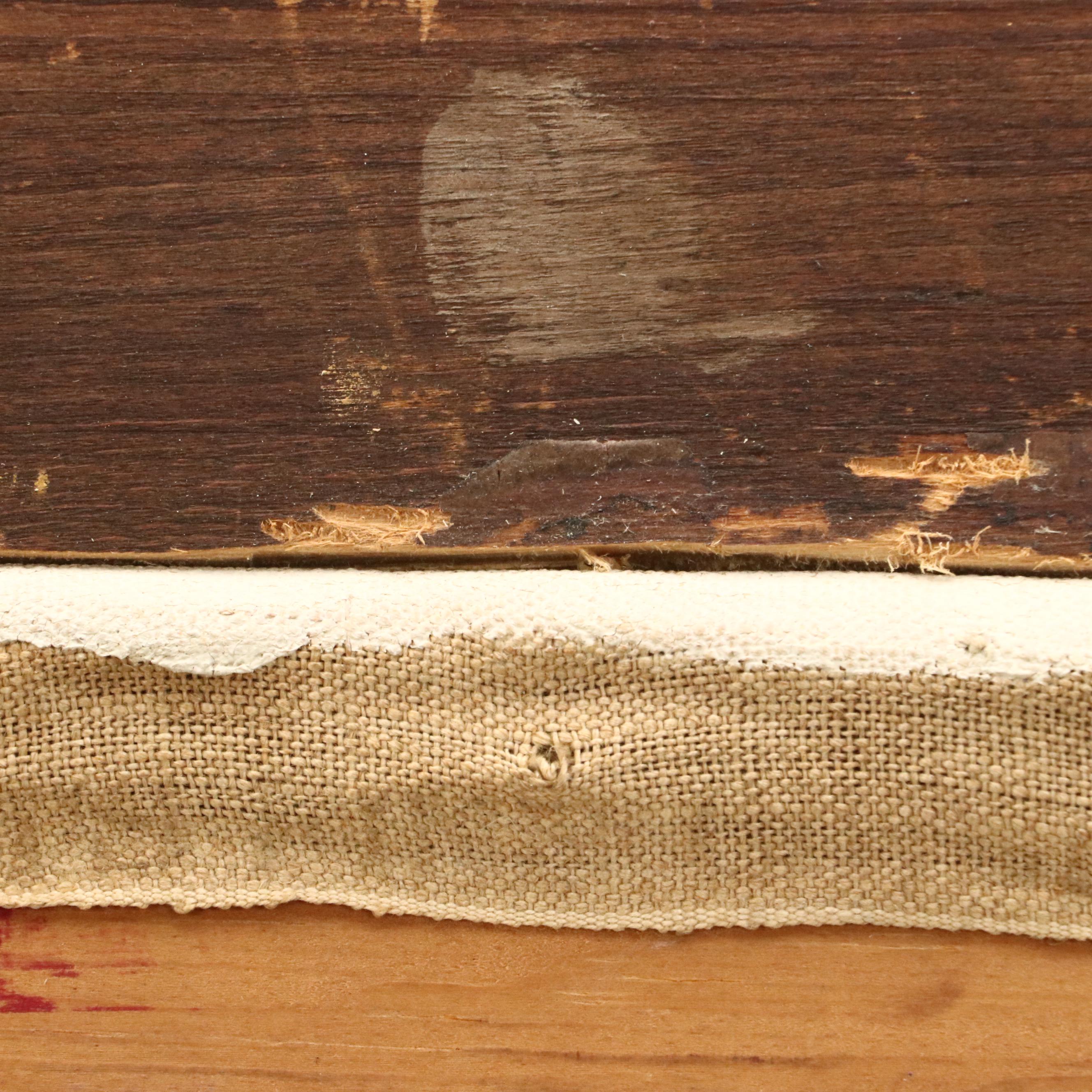 Ethel Lomasney Oil Painting "Brown County Colors" in Newcomb-Macklin Frame