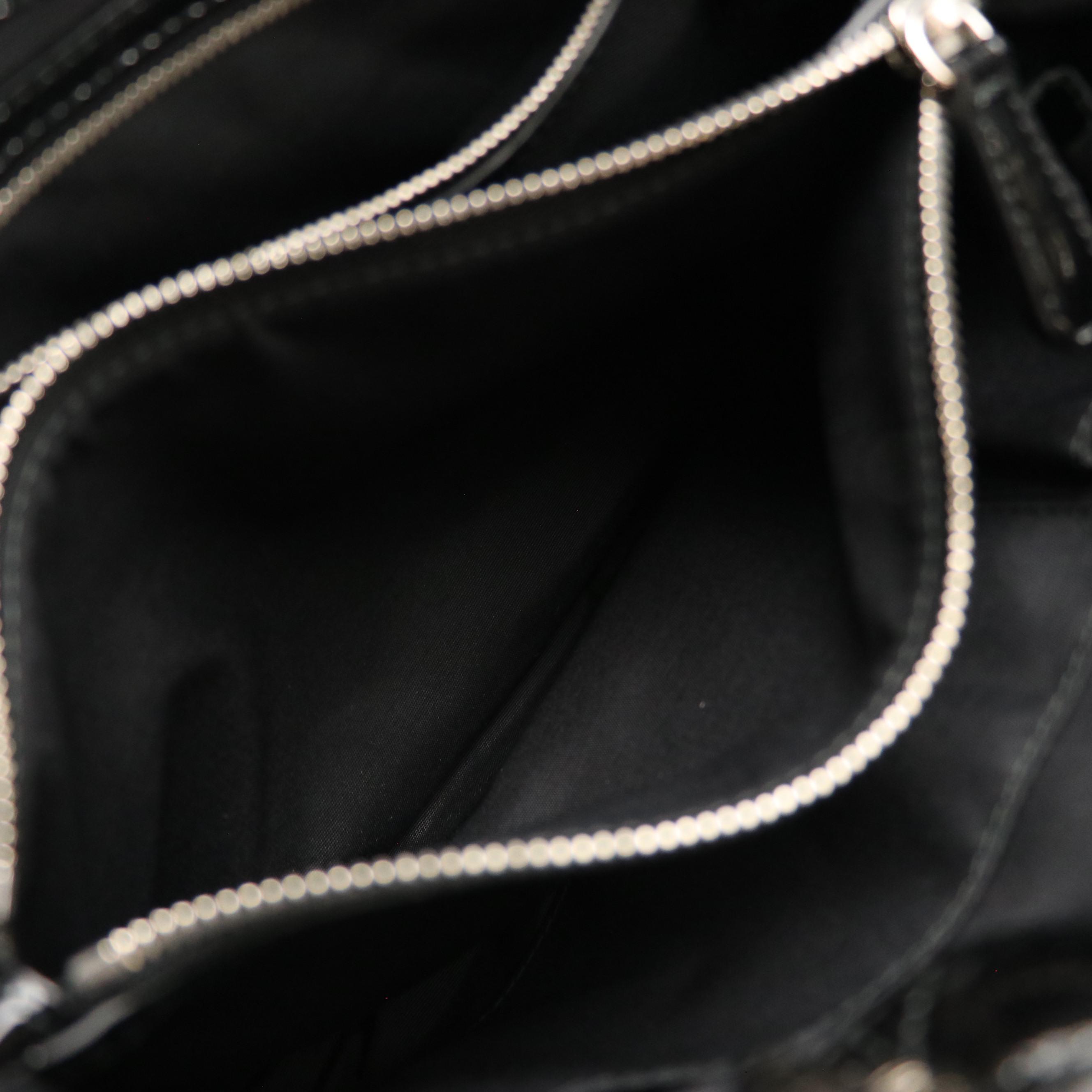 Christian Dior Black Cannage Patent Leather Lady Dior Shopping Tote