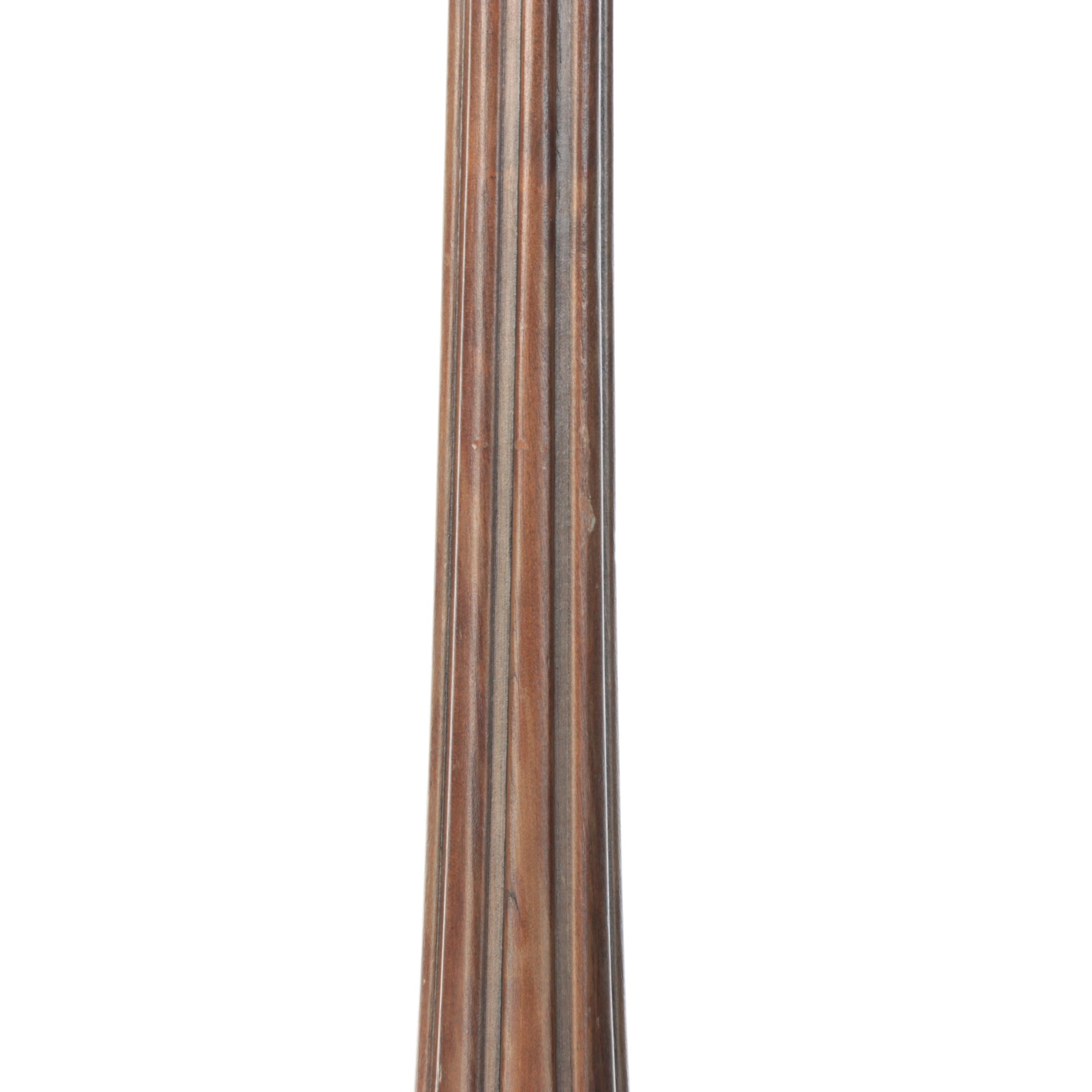 Baroque Style Carved Wood Tall Plant Stand