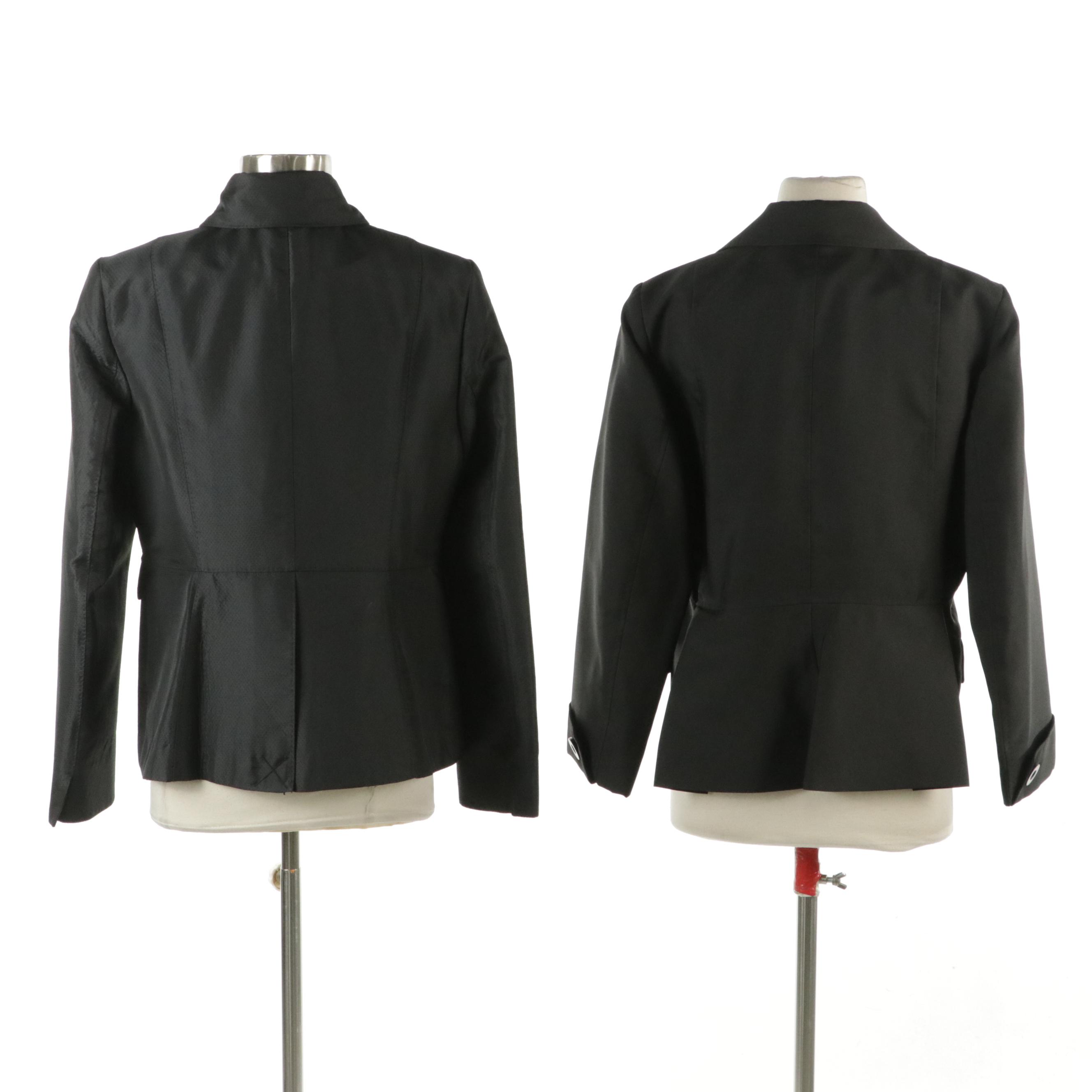 Leon Max Black Double-Breasted Blazers