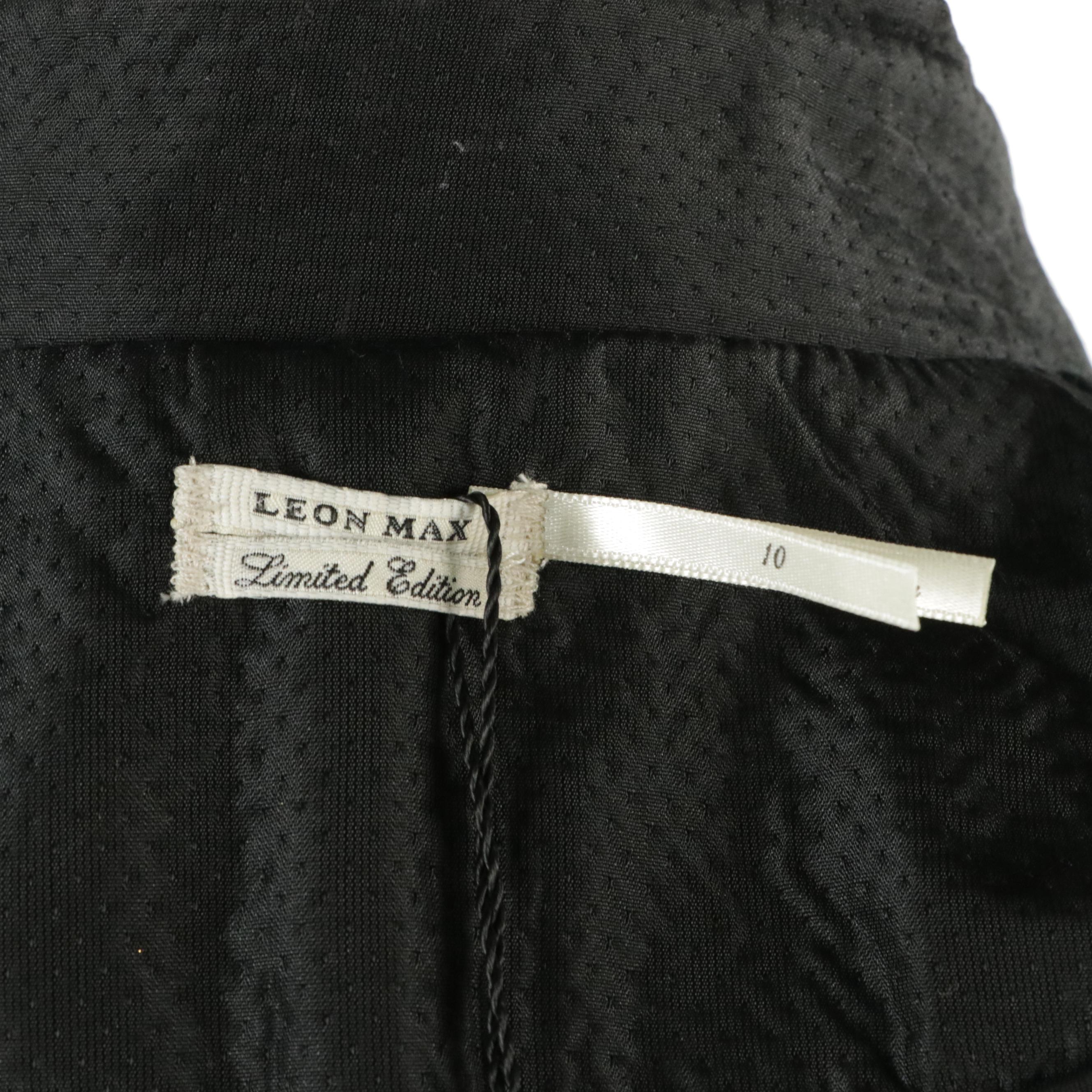 Leon Max Black Double-Breasted Blazers