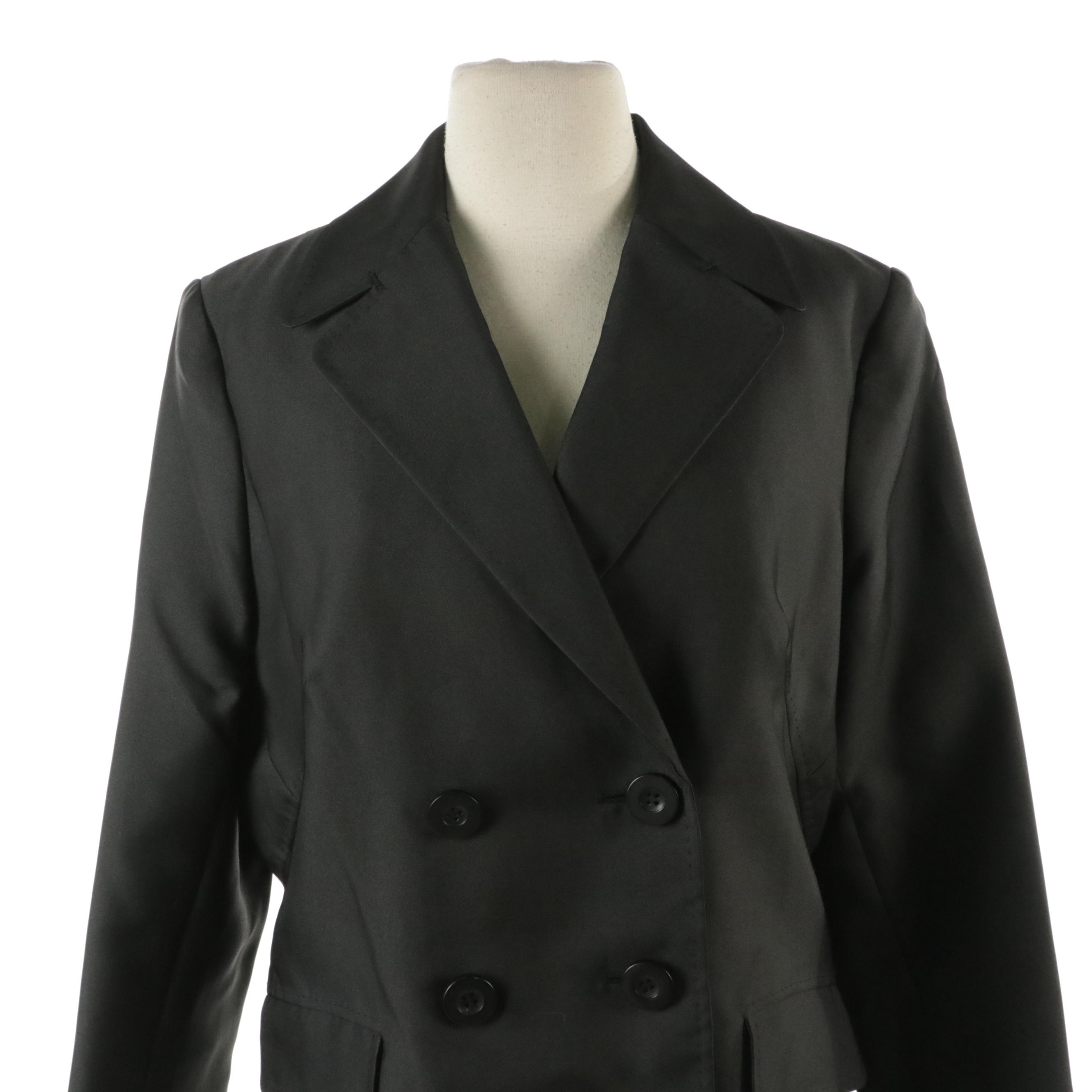 Leon Max Black Double-Breasted Blazers