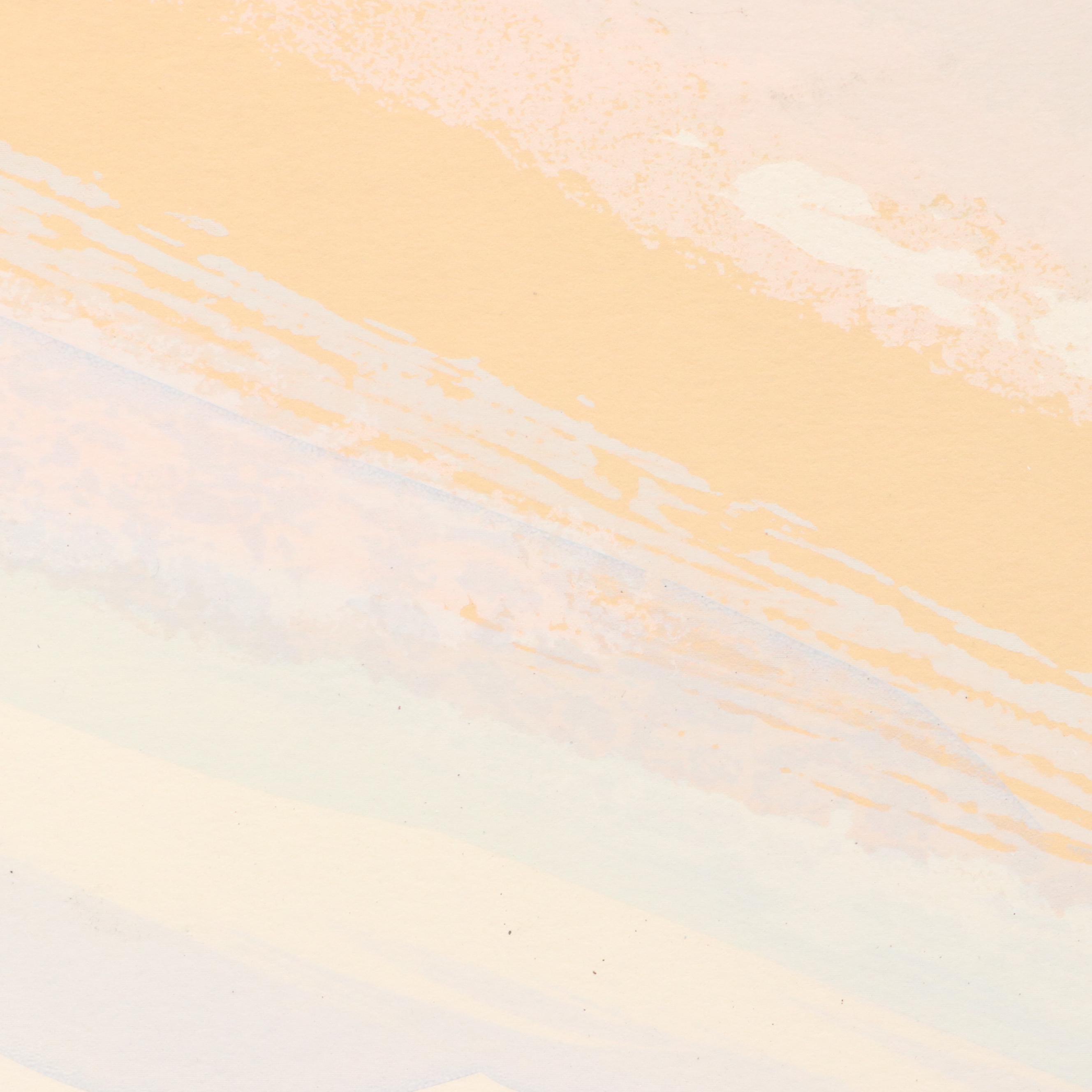 Elba Alvarez Landscape Embellished Serigraph "Paisaje," Late 20th Century