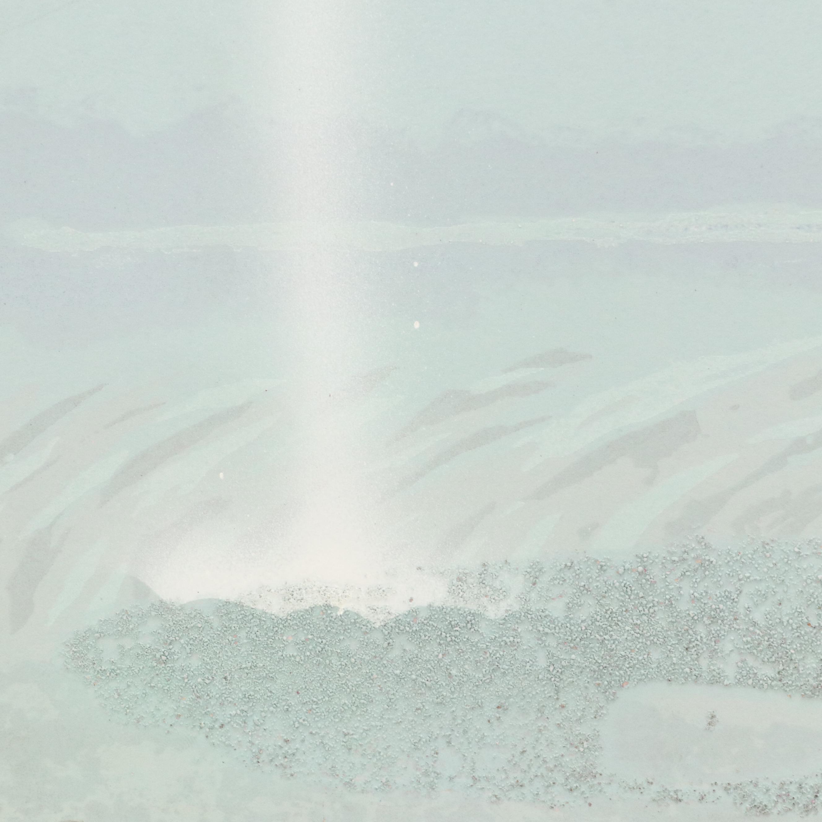 Elba Alvarez Landscape Embellished Serigraph "Paisaje," Late 20th Century